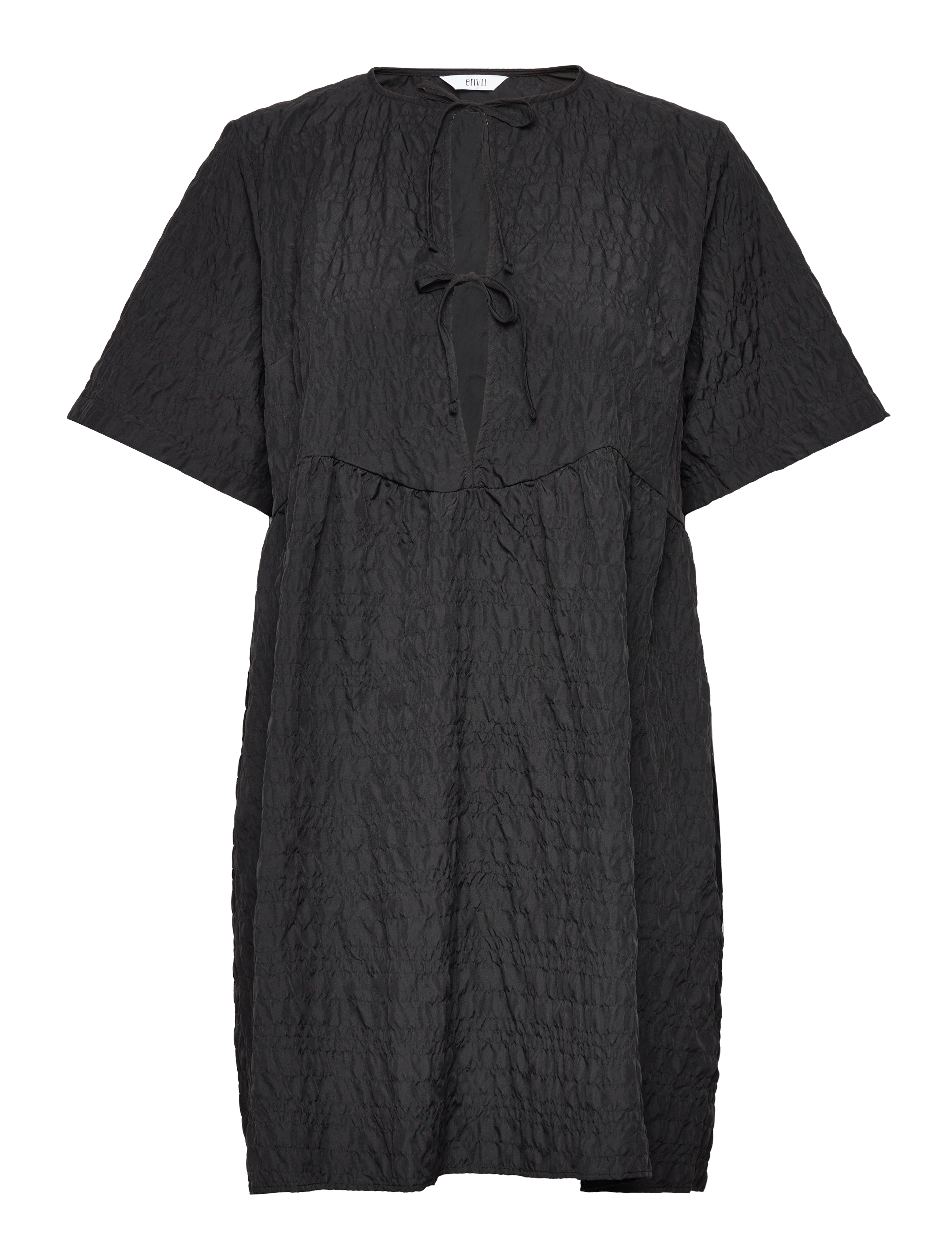 Envii Entempo Ss Dress 6932, XXS, Dresses, Schwarz - Short Dress, Frauen