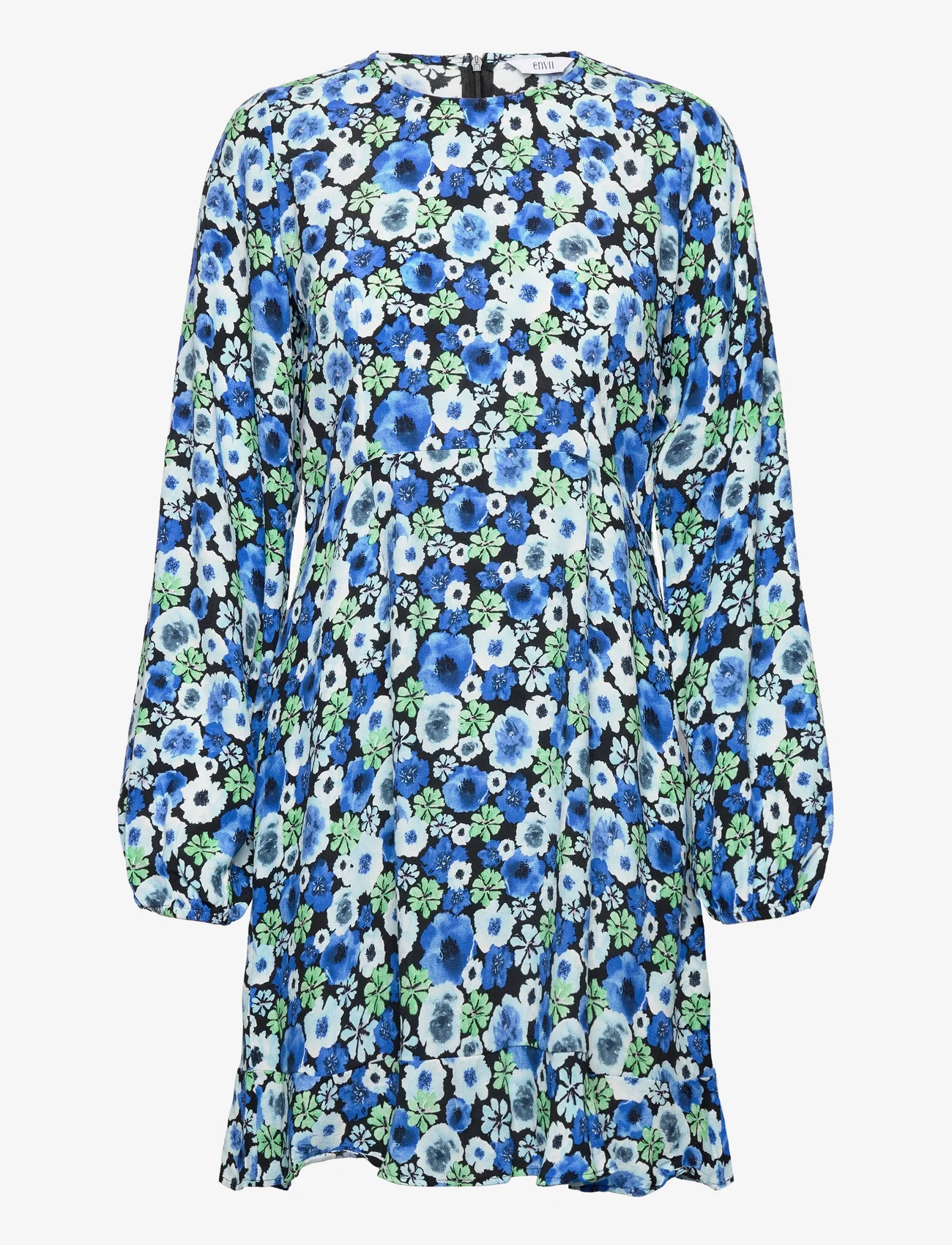 Envii - ENSHERRY LS DRESS AOP 7014 - korte kjoler - ibiza bloom - 0