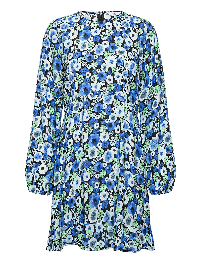 Envii - ENSHERRY LS DRESS AOP 7014 - korte kjoler - ibiza bloom - 0
