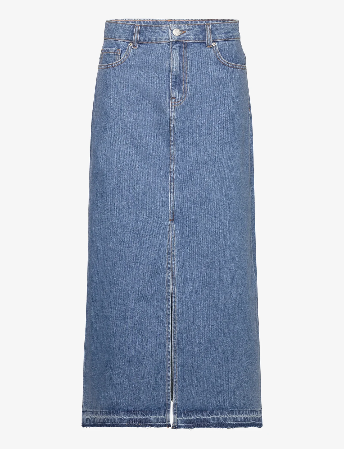 Envii - ENTARSIER SKIRT 6863 - jeansowe spódnice - mid blue - 0