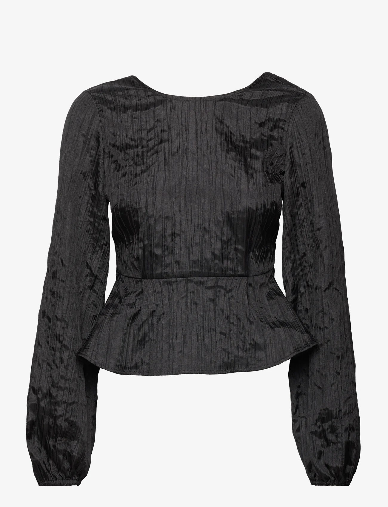 Envii - ENURANUS LS TOP 7108 - long-sleeved blouses - black - 0