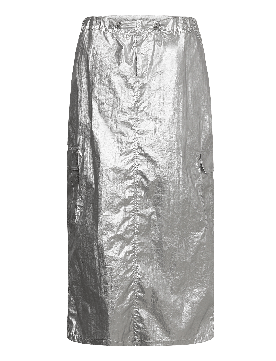 Envii - ENROPE MIDI SKIRT 7056 - midi rokken - silver - 0