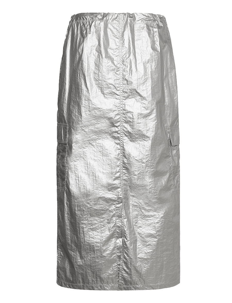 Envii - ENROPE MIDI SKIRT 7056 - midi rokken - silver - 1