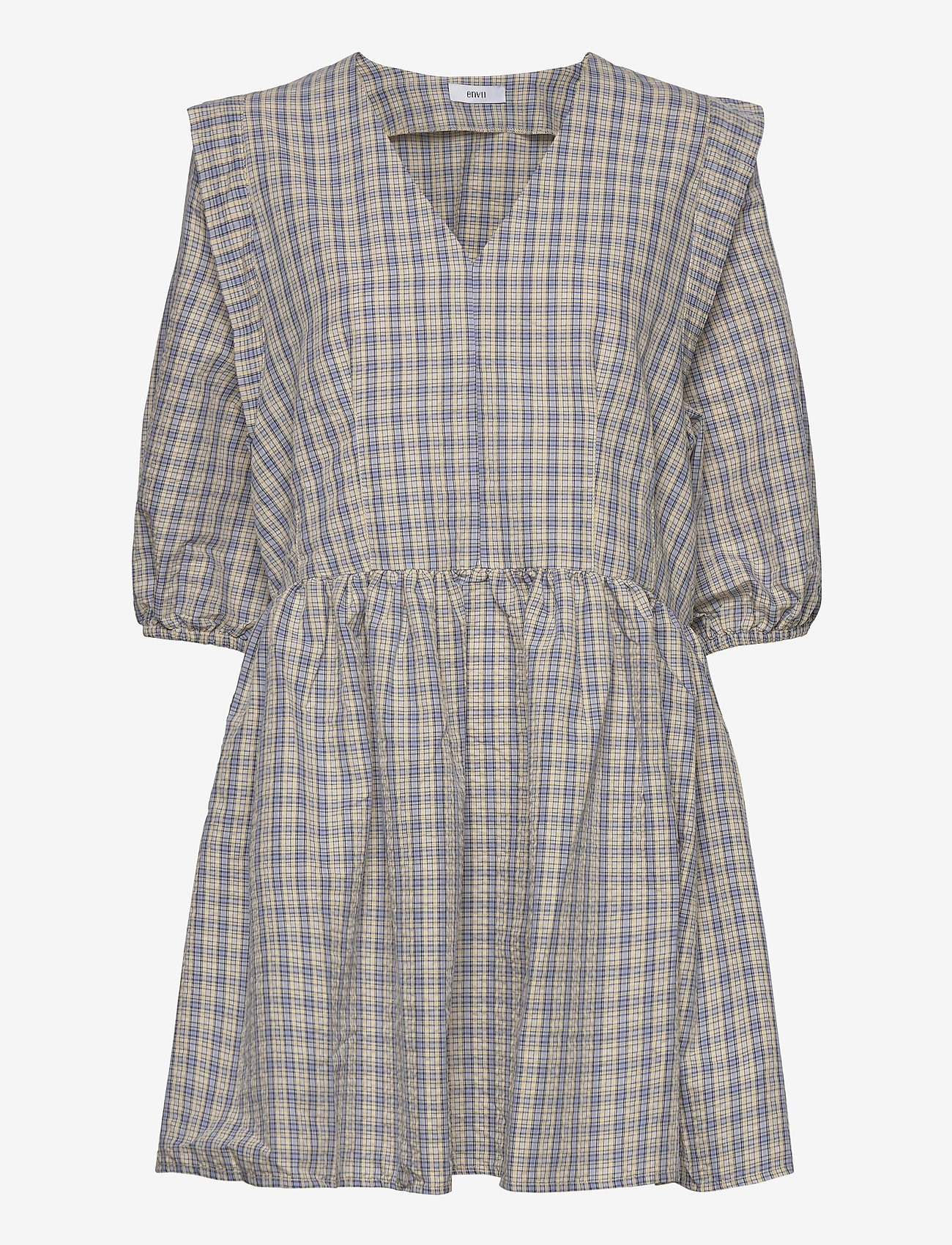 Envii - ENRAYES 3/4 DRESS 6715 - rayes check - 0