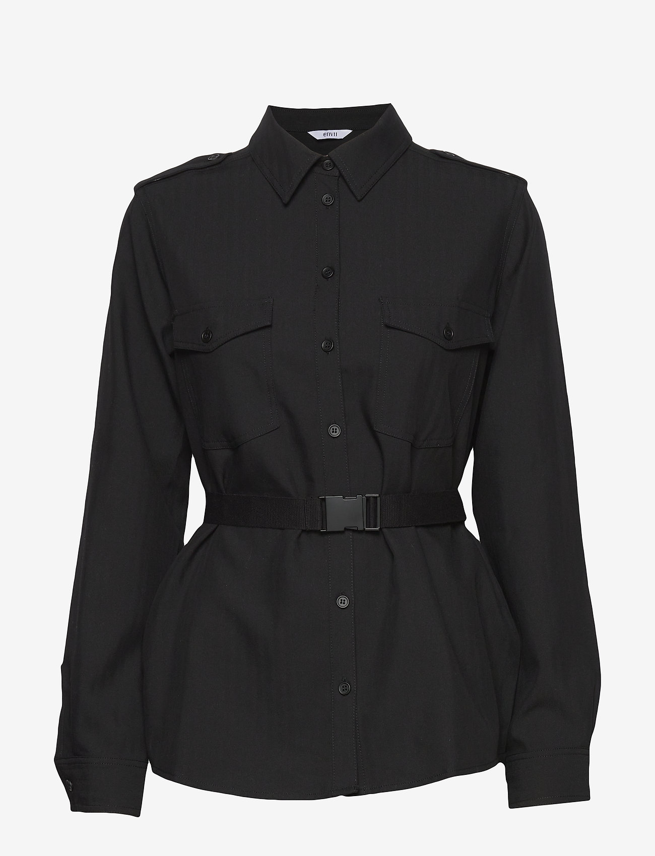 Envii - ENSEVEN LS SHIRT 6726 - black - 0