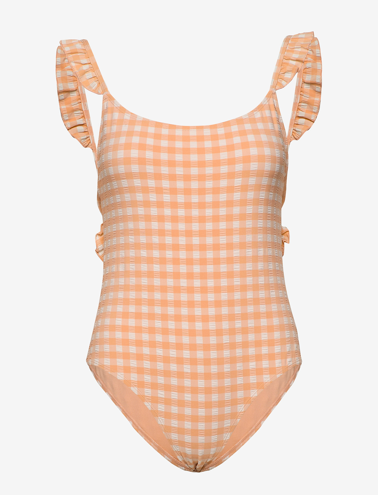Envii - ENSWORDFISH SWIMSUIT 5326 - salmon check - 0