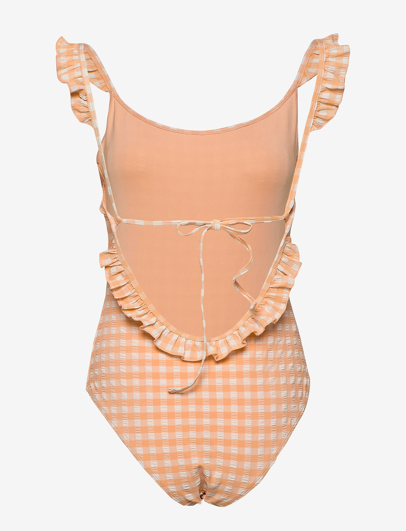 Envii - ENSWORDFISH SWIMSUIT 5326 - salmon check - 1