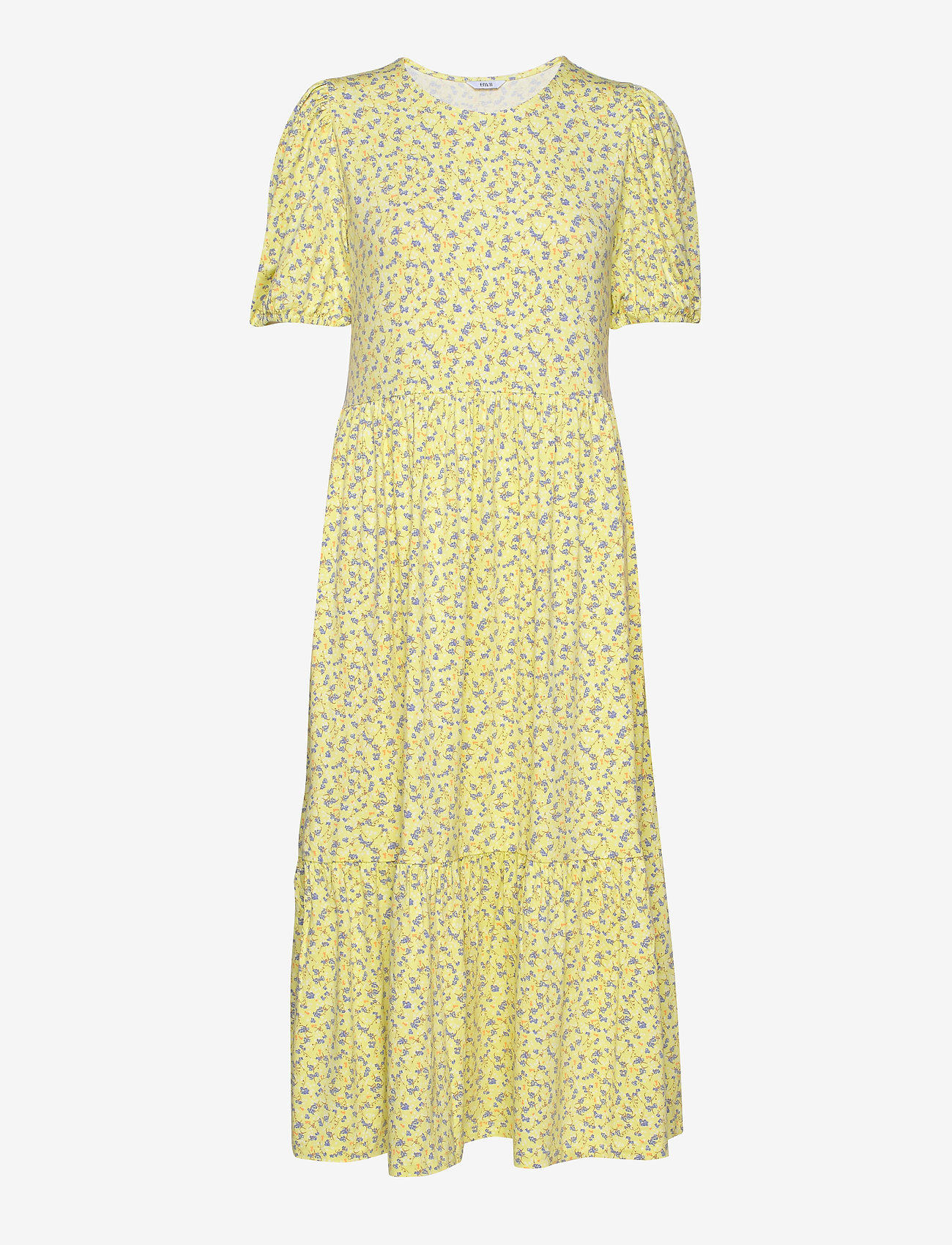 Envii - ENMANON SS O-N DRESS AOP 5329 - summer grass - 0