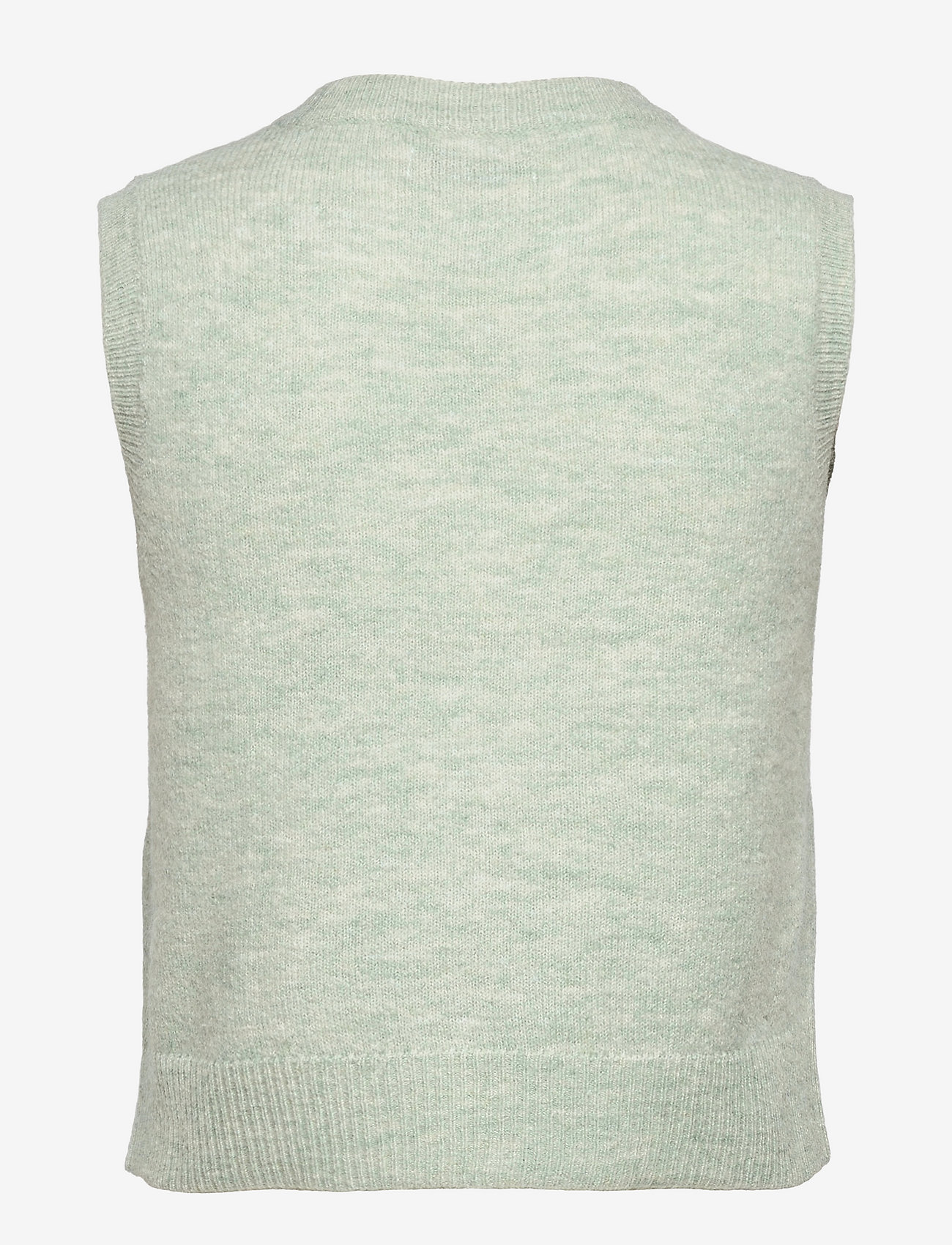 Envii - ENBOBO WEST 5242 - knitted vests - light green mel - 1