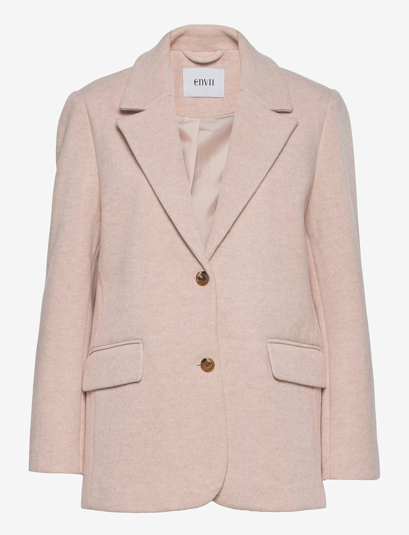 Envii - ENCOVENT JACKET 6793 - enkeltradede blazere - pearl mel - 0