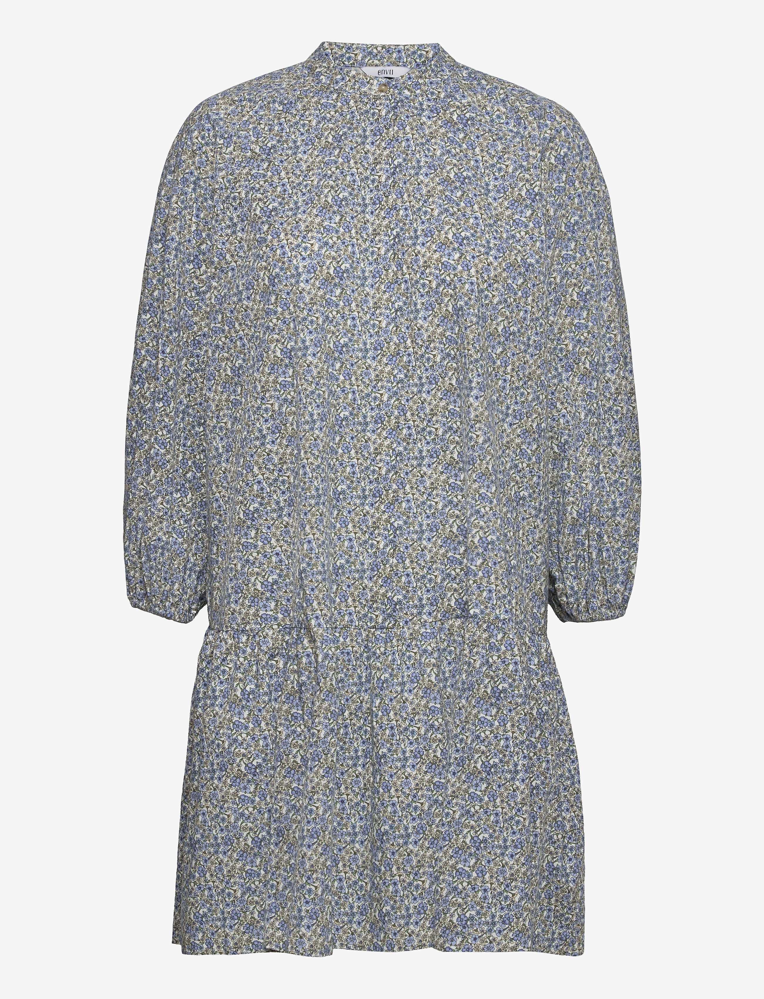ENVII Enmimer Kleid Aop 6829 Blau - XS - Damen