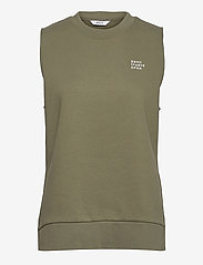 Envii - ENMONROE VEST LOGO 5304 - t-shirt & tops - deep lichen green - 0