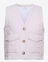 Envii - ENBASIL WAISTCOAT 6824 - quilted vests - violette check - 0