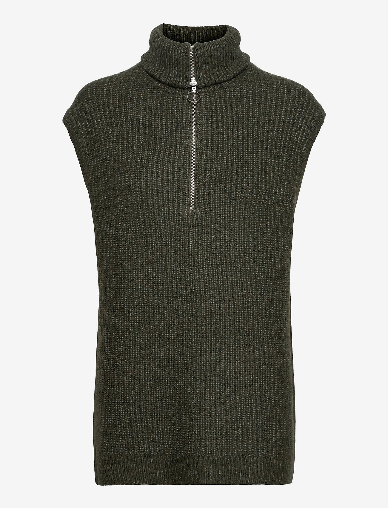 Envii - ENEDITH VEST 5252 - knitted vests - thyme mel - 0