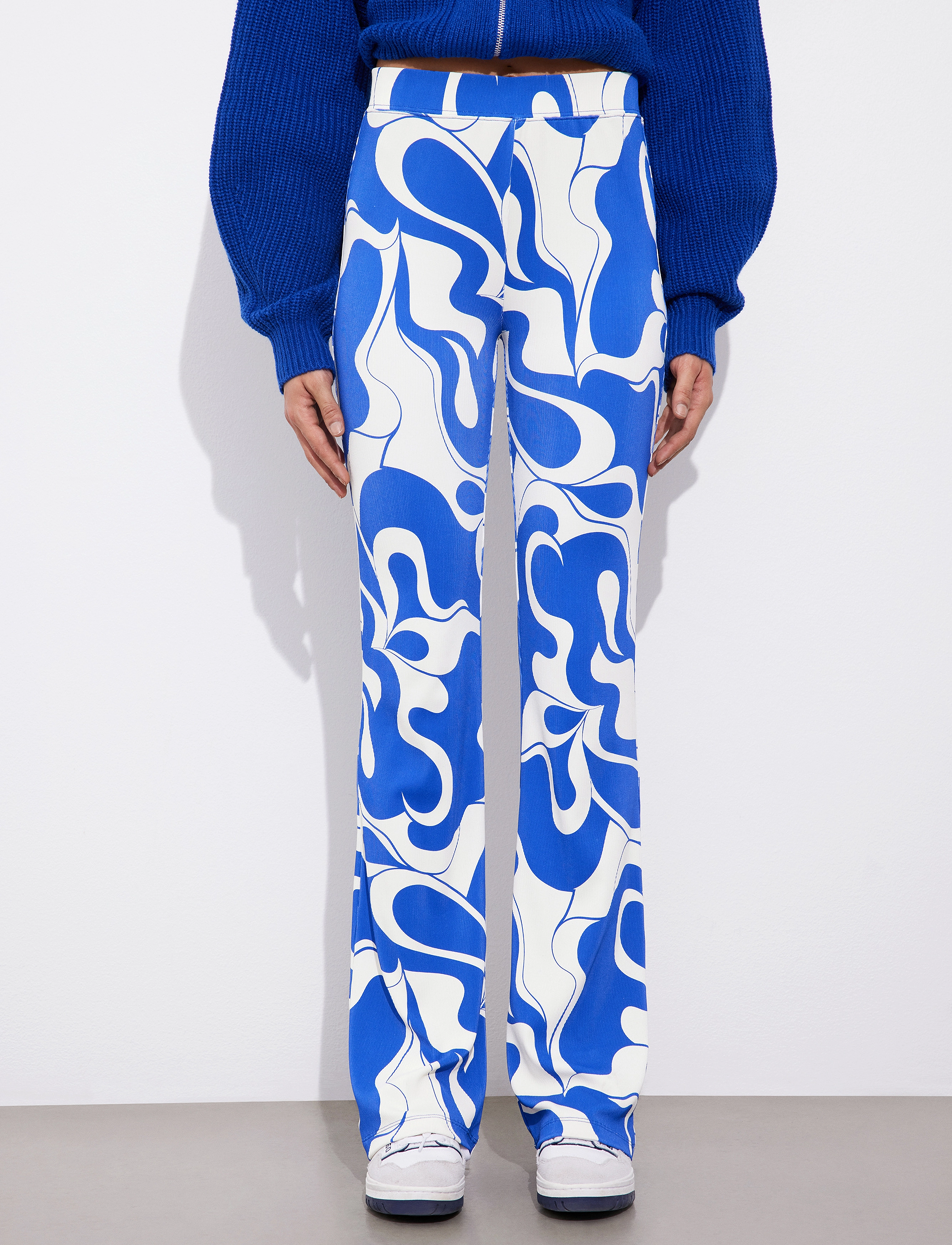 Envii - ENMARGAUX PANTS AOP 5347 - kvinder - bubbledrop - 3