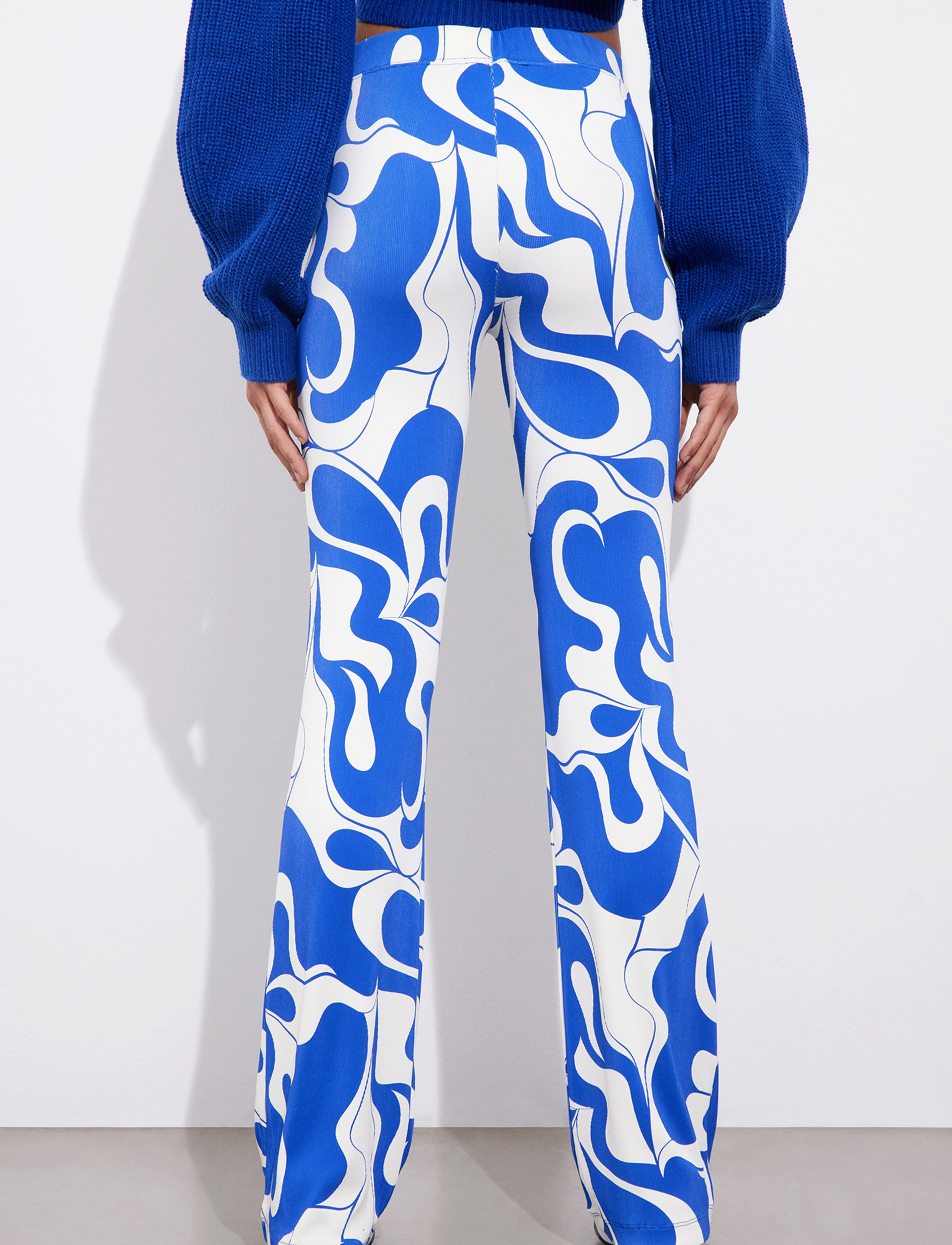 Envii - ENMARGAUX PANTS AOP 5347 - kvinder - bubbledrop - 4
