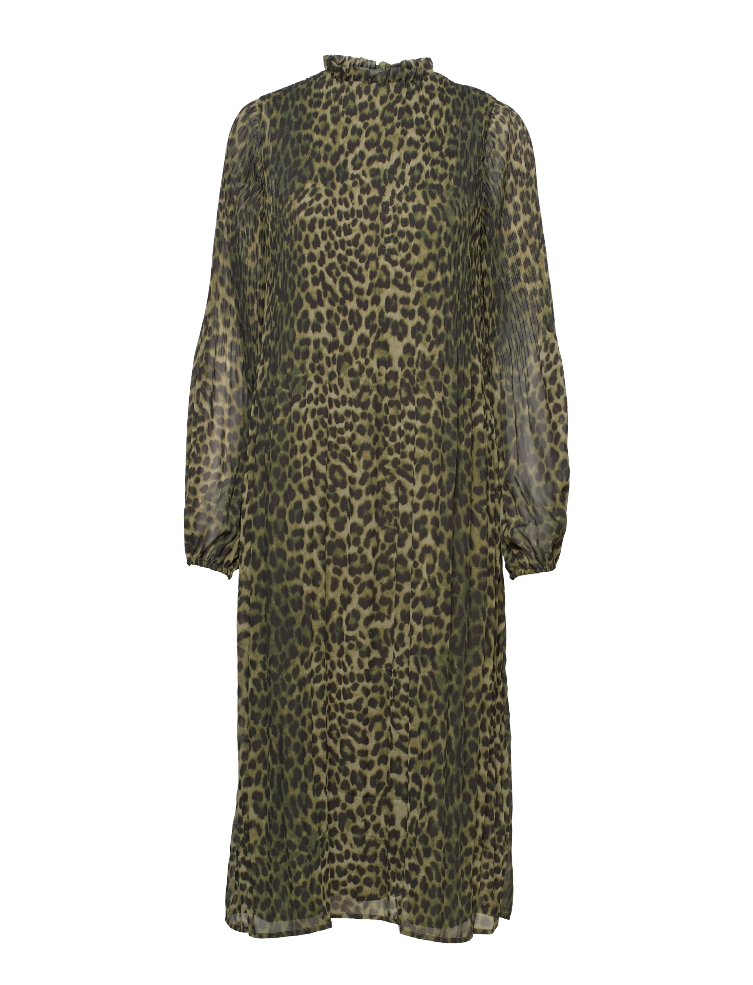 Envii ENROY LS T-N DRESS AOP 6850 - Kleidung - OLIVE LEO / multi