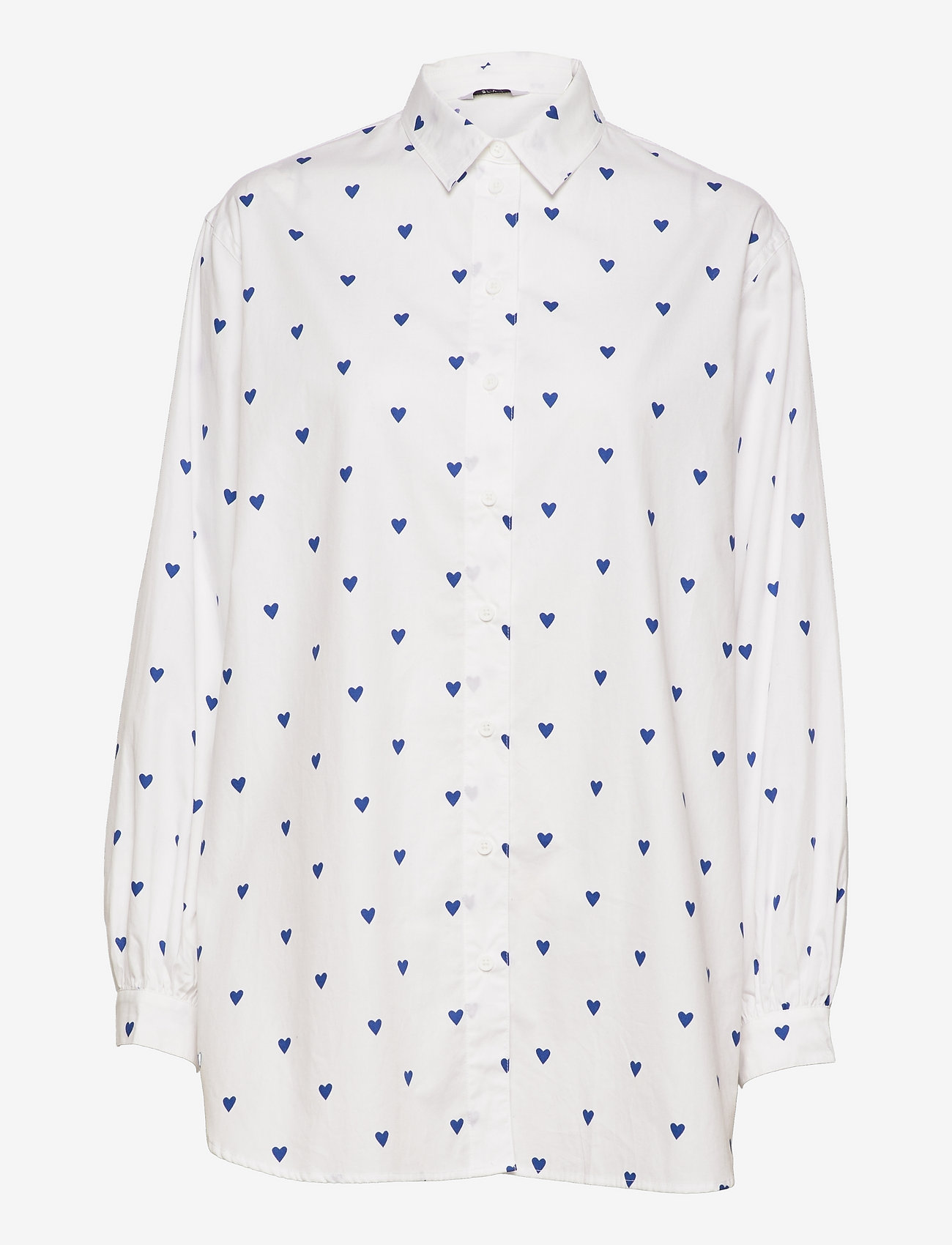 Envii - ENFABER LS SHIRT AOP 6709 - blue heart - 0