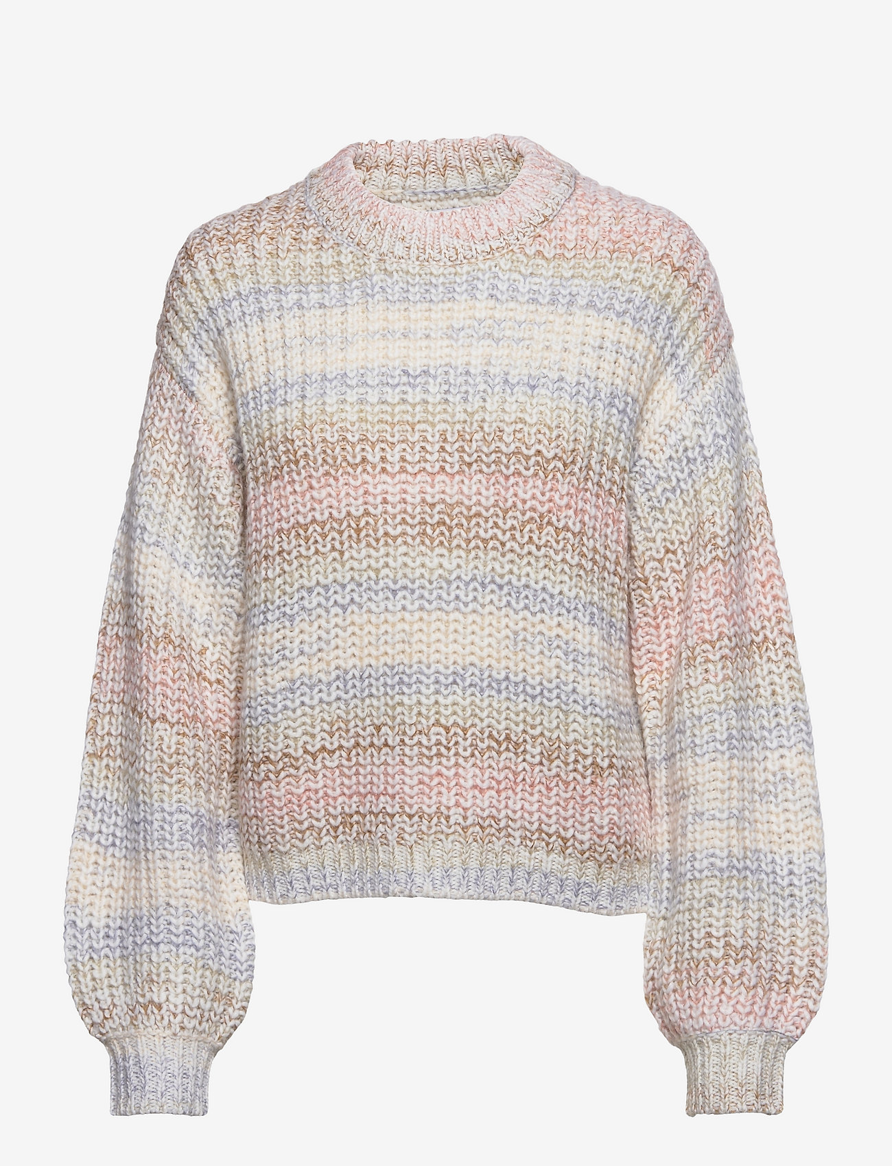 Envii - ENRAIN LS STRIPE KNIT 5224 - pastel stripe - 0
