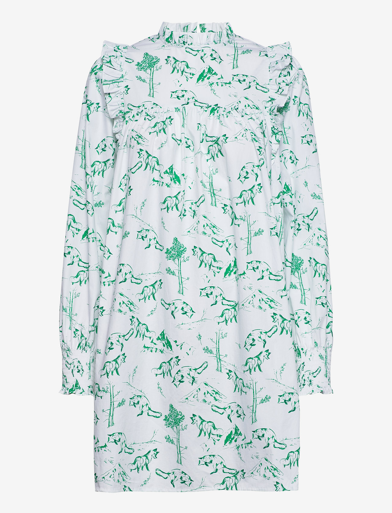 Envii - ENCORK LS DRESS AOP 6709 - foxy fox - 0