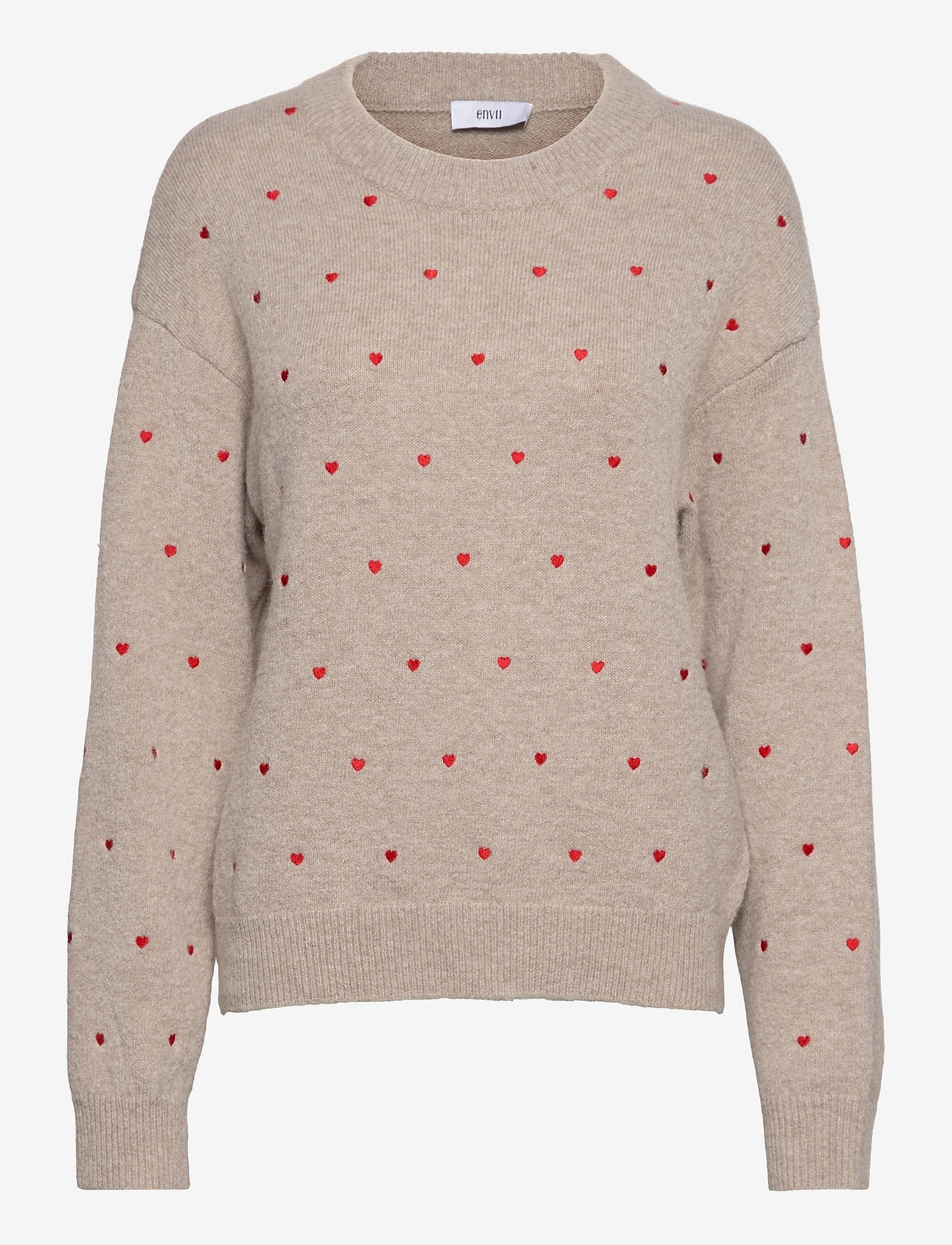 Envii - ENHEART LS KNIT 5260 - beige heart - 0