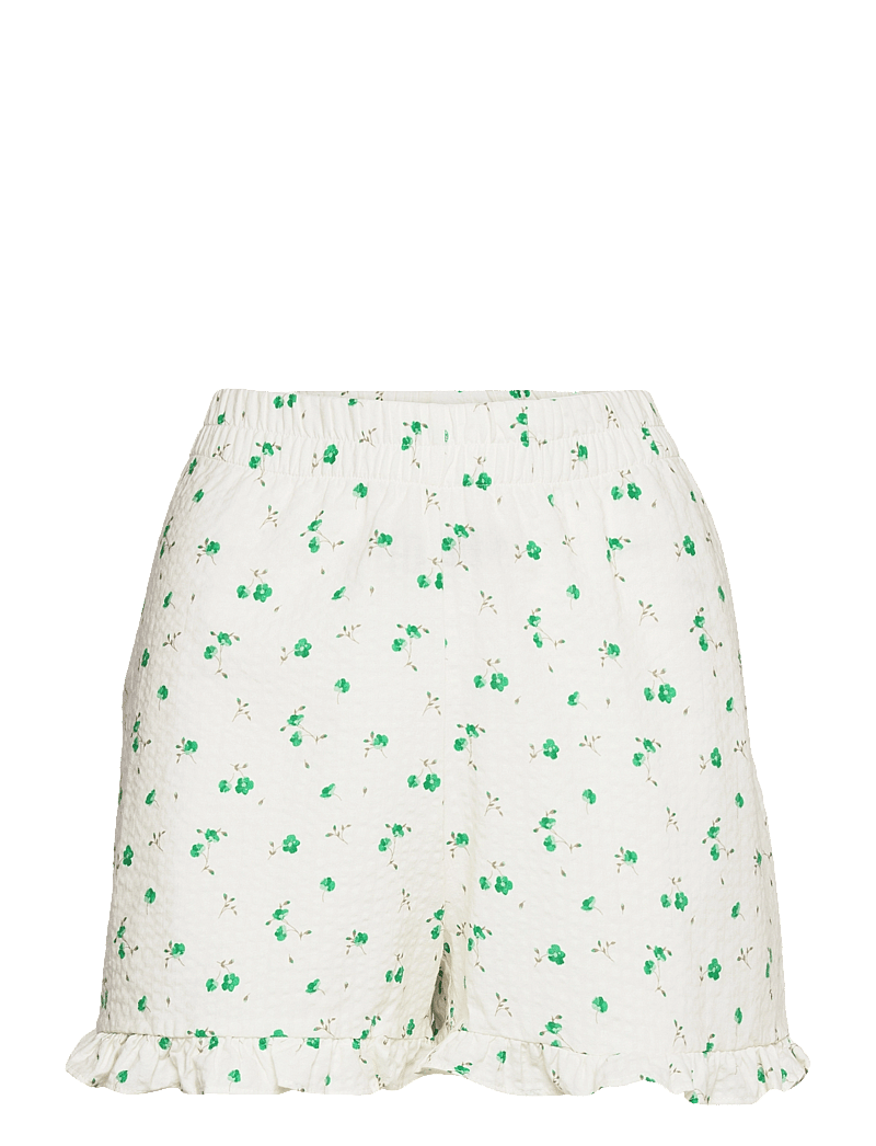Envii - ENNIGHTTIME SHORTS AOP 6743 - casual shorts - green petunia - 0