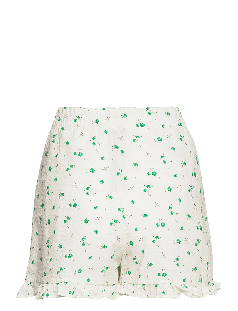 Envii - ENNIGHTTIME SHORTS AOP 6743 - casual shorts - green petunia - 1
