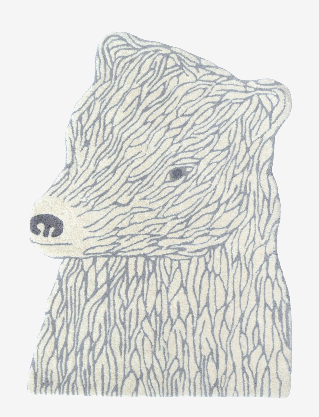 EO - Bear Carpet - vaibad - grey and white - 0