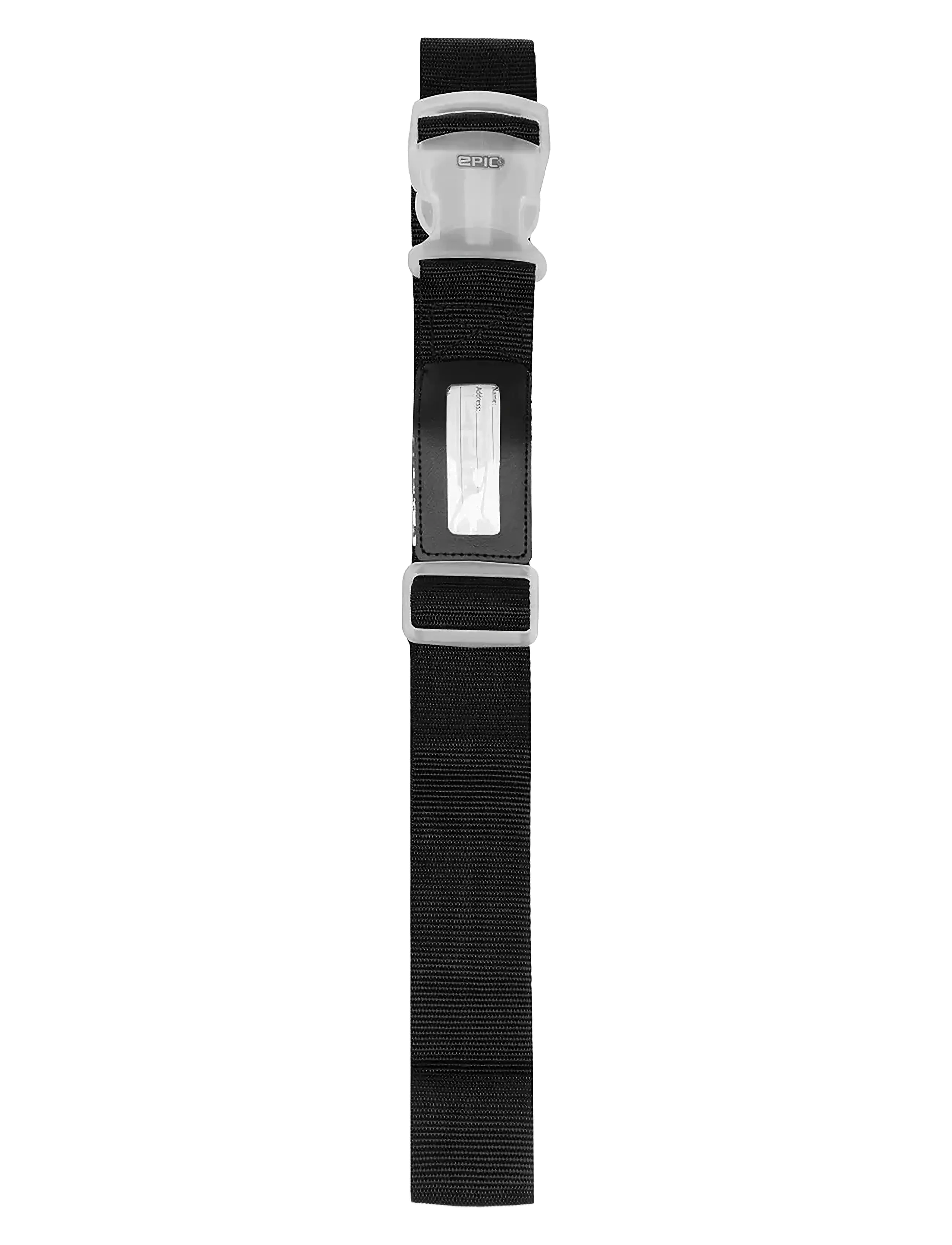 EPIC Travelgear Security Luggage Strap Silver - Tasker - BLACK / black