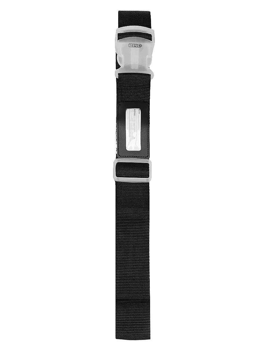 EPIC Travelgear - Security Luggage Strap Black - packing organisers - black - 0
