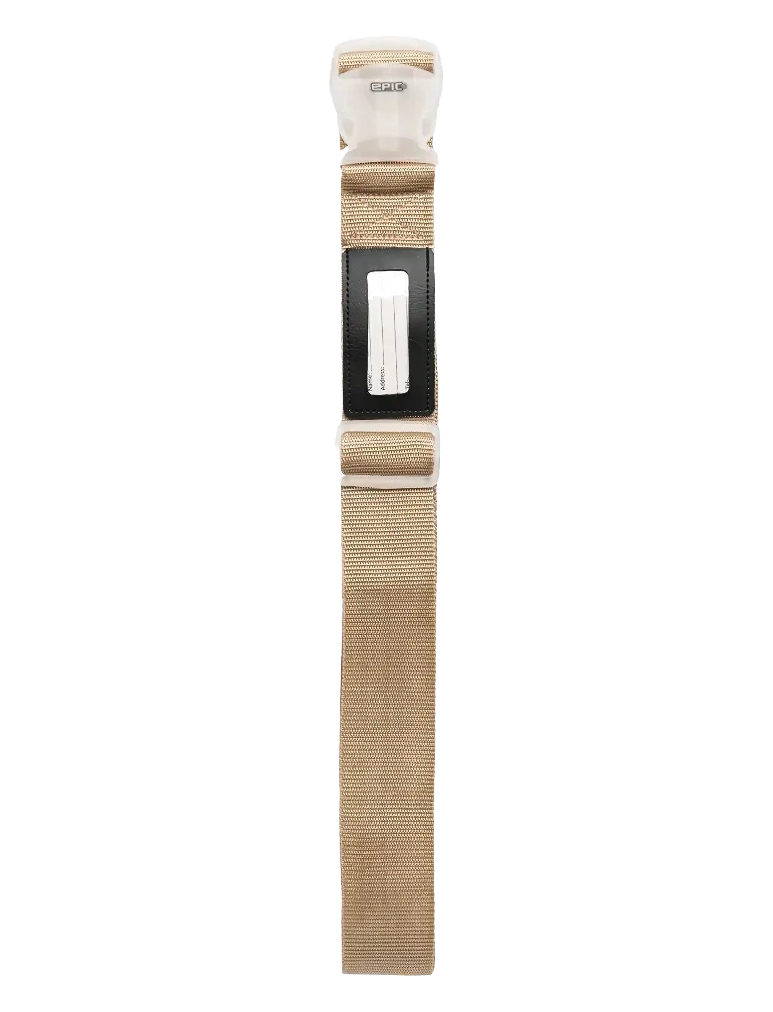 EPIC Travelgear Security Luggage Strap Silver - Tasker - CAVA / beige