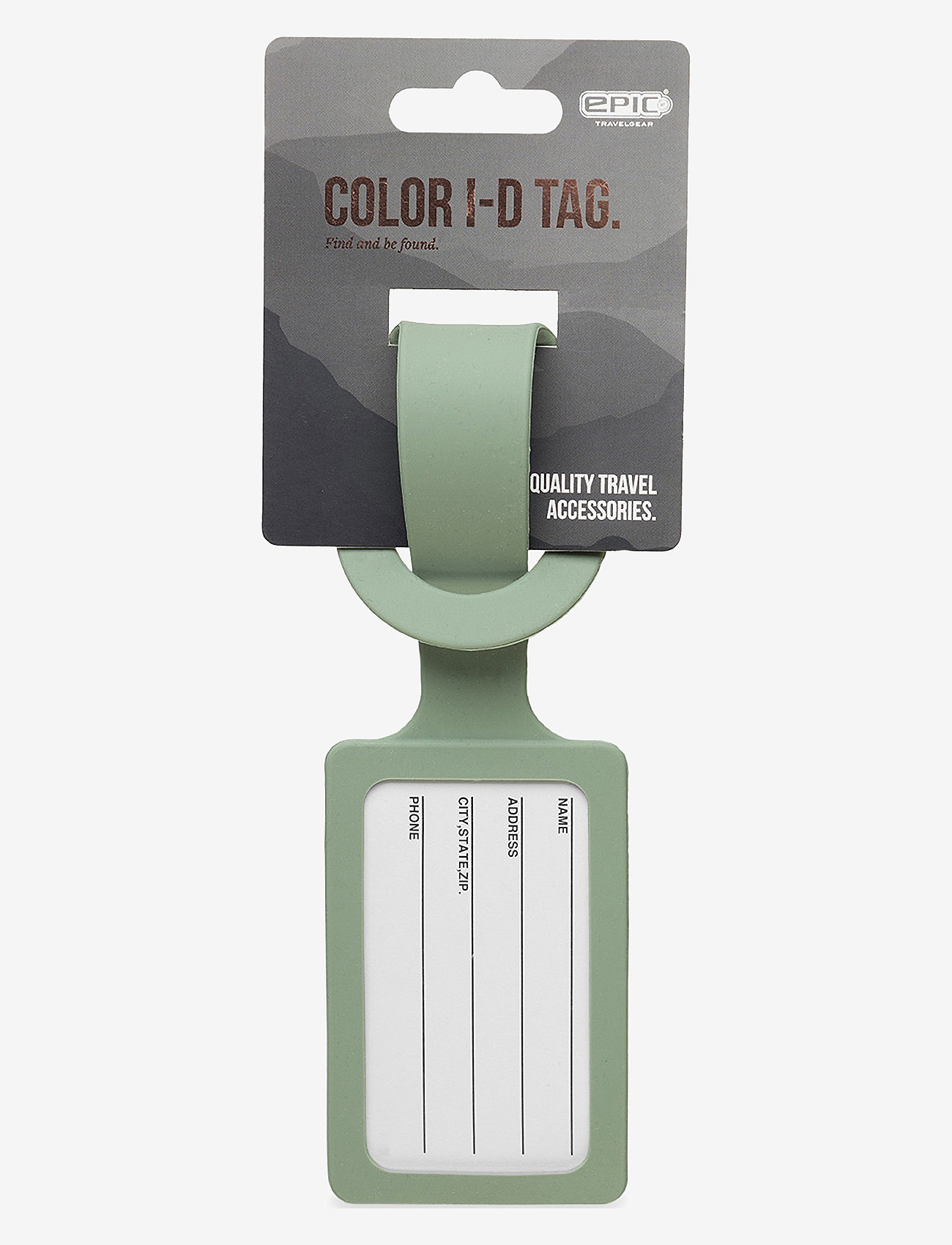 EPIC Travelgear - Color I.D. Tag Black - travel accessories - sweetgreen - 1