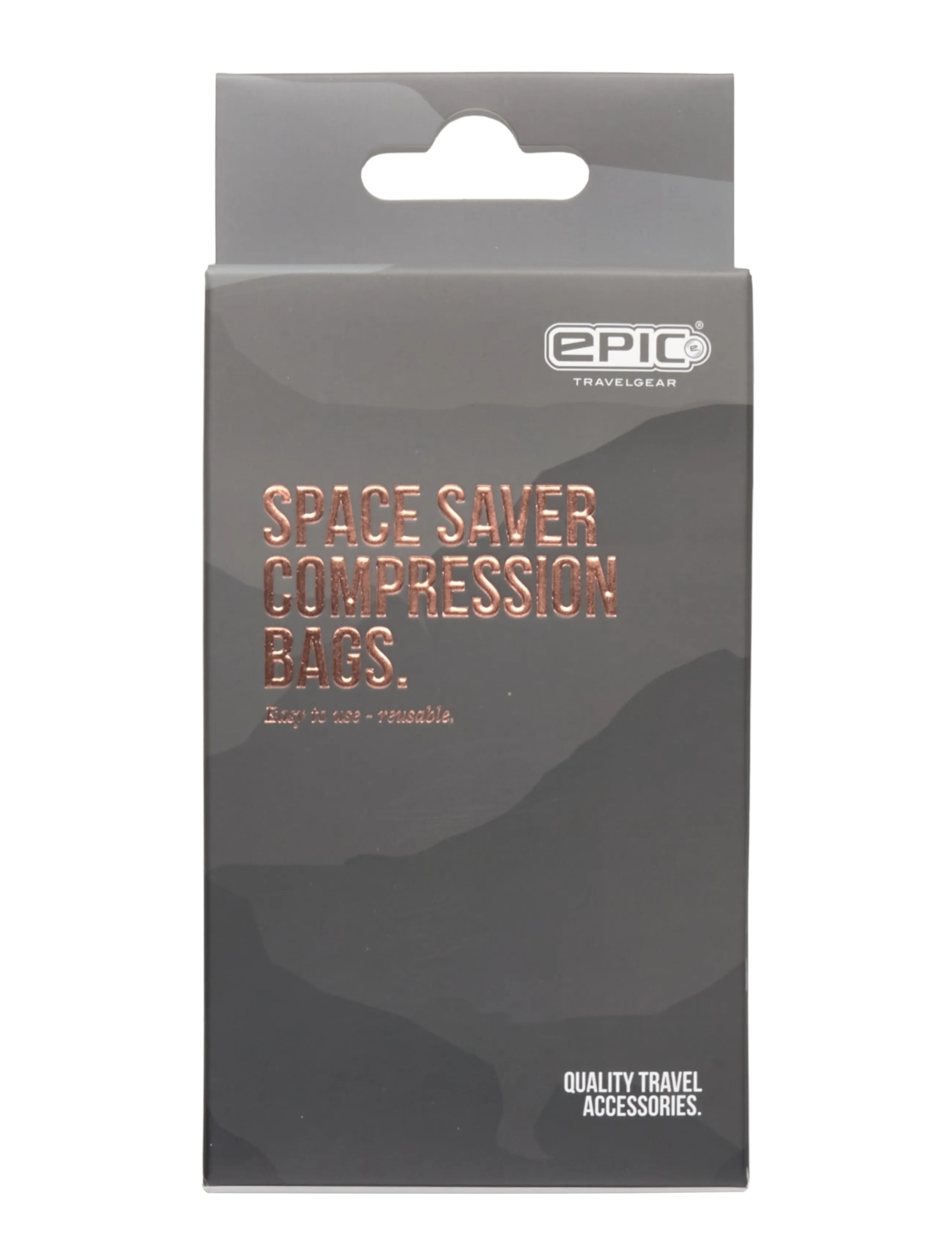 EPIC Travelgear Space Saver Compression Bag Kit - Reise-Accessoires - TRANSPARENT / grey