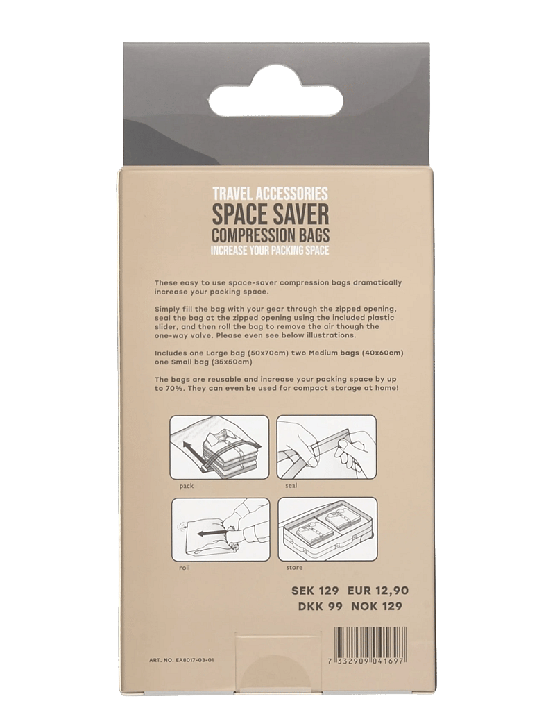 EPIC Travelgear - Space Saver Compression Bag Kit - packfächer - transparent - 1