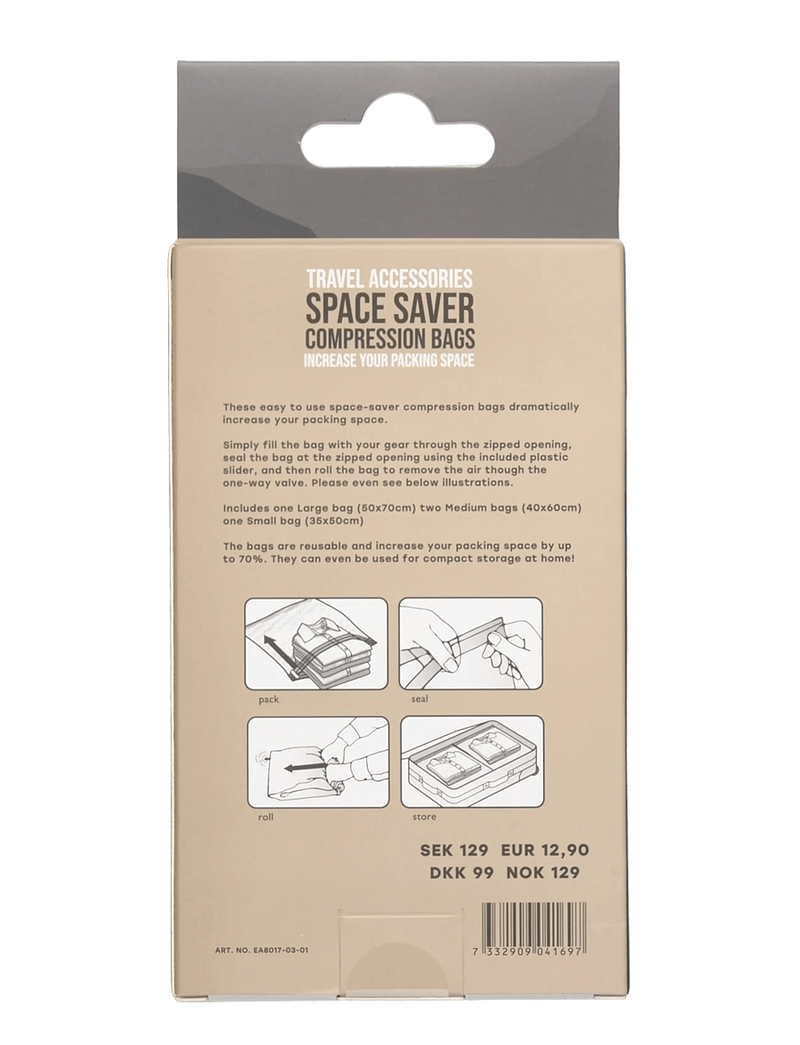 EPIC Travelgear - Space Saver Compression Bag Kit - packfächer - transparent - 1
