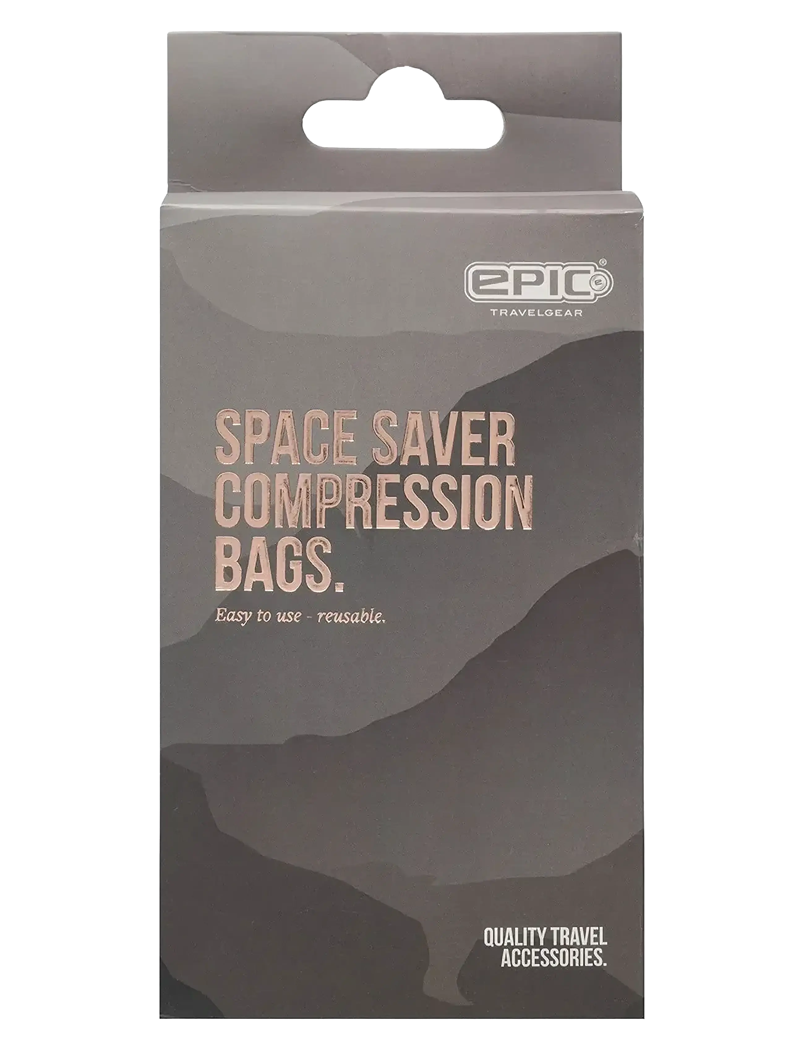 EPIC Travelgear - Space Saver Compression Bag Kit - skipulagseiningar fyrir farangur - transparent - 4