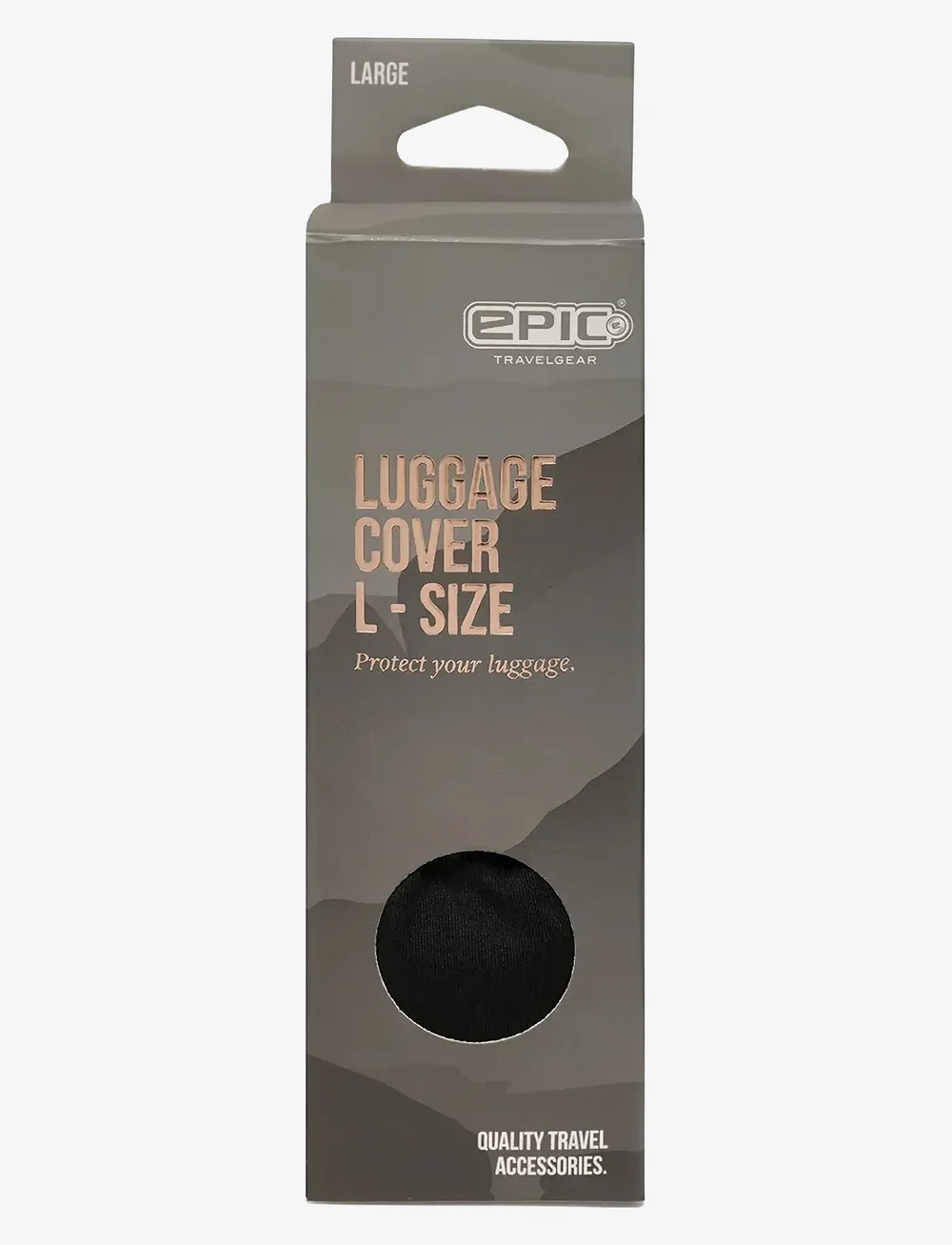 EPIC Travelgear - Luggage Cover Large Black - reise-accessoires - black - 1