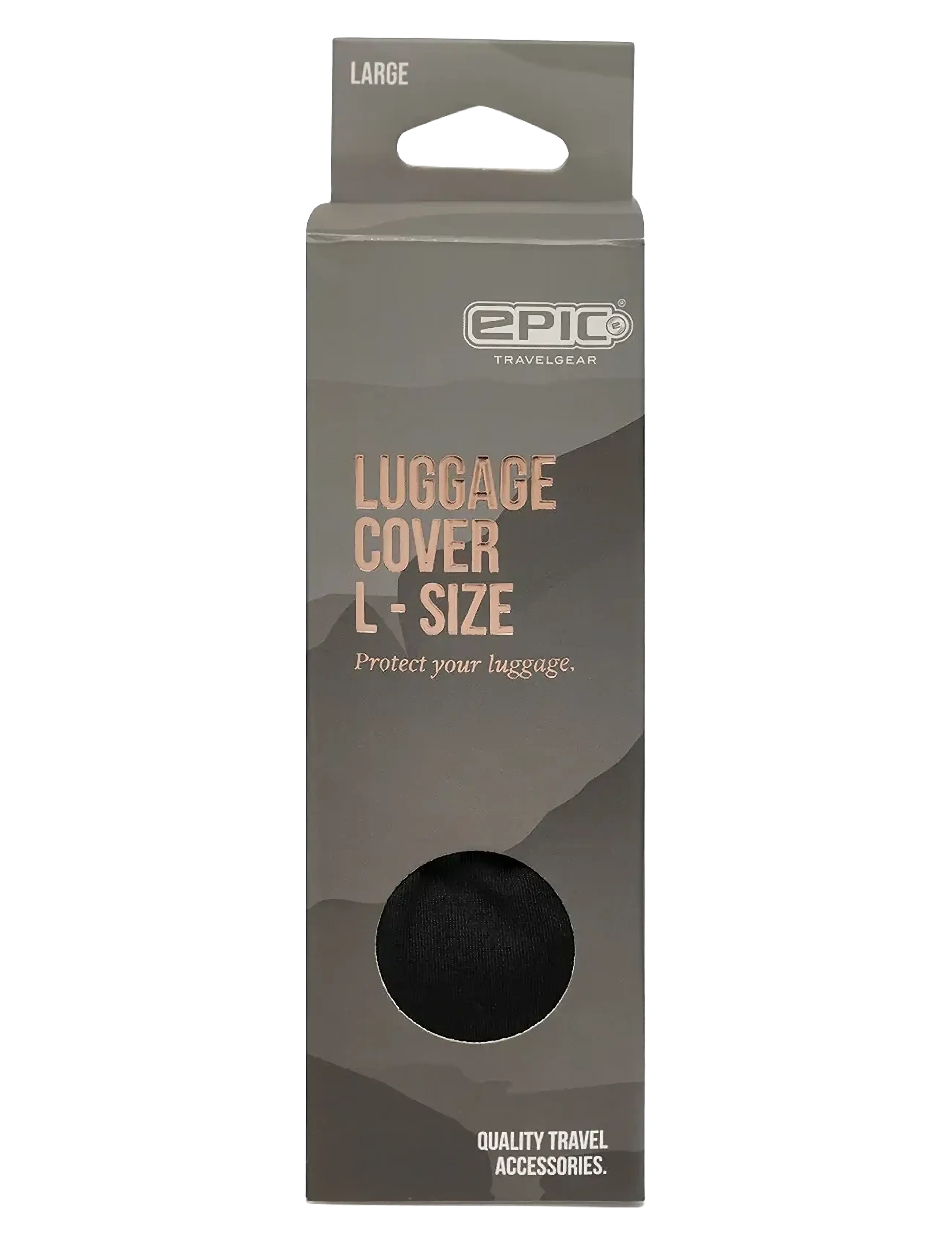 EPIC Travelgear - Luggage Cover Large Black - shoppa efter tillfälle - black - 1