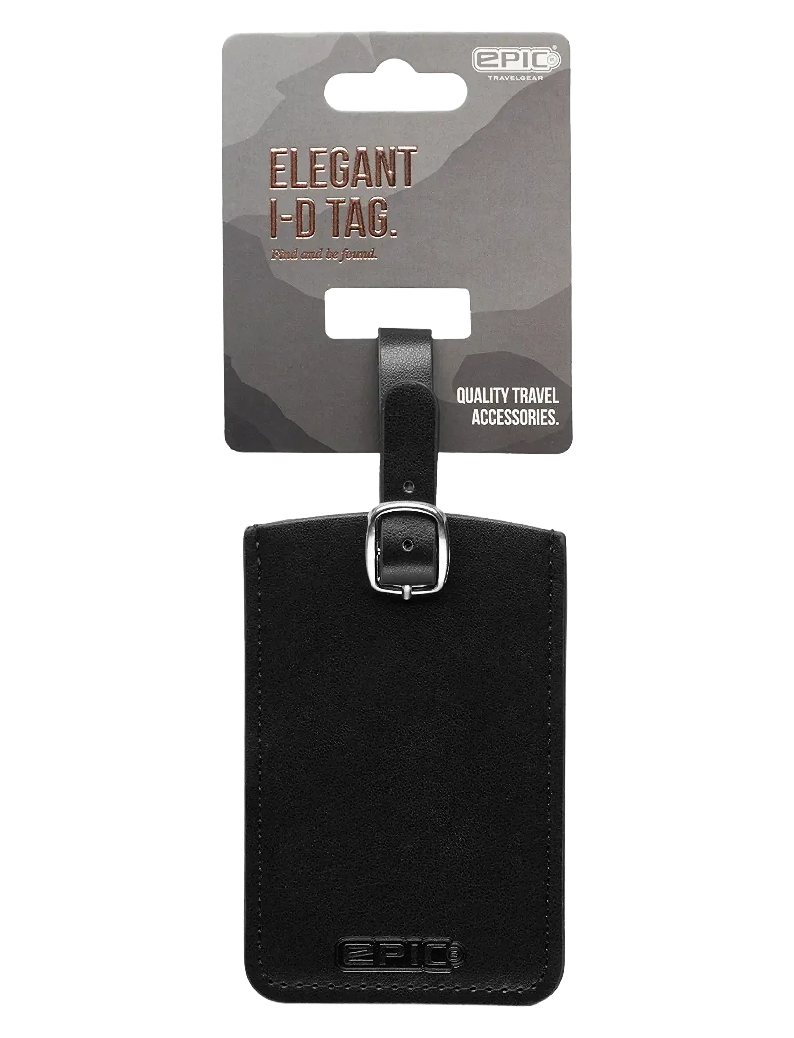EPIC Travelgear - Elegant I.D. Tag Black - bagāžas birkas - black - 1
