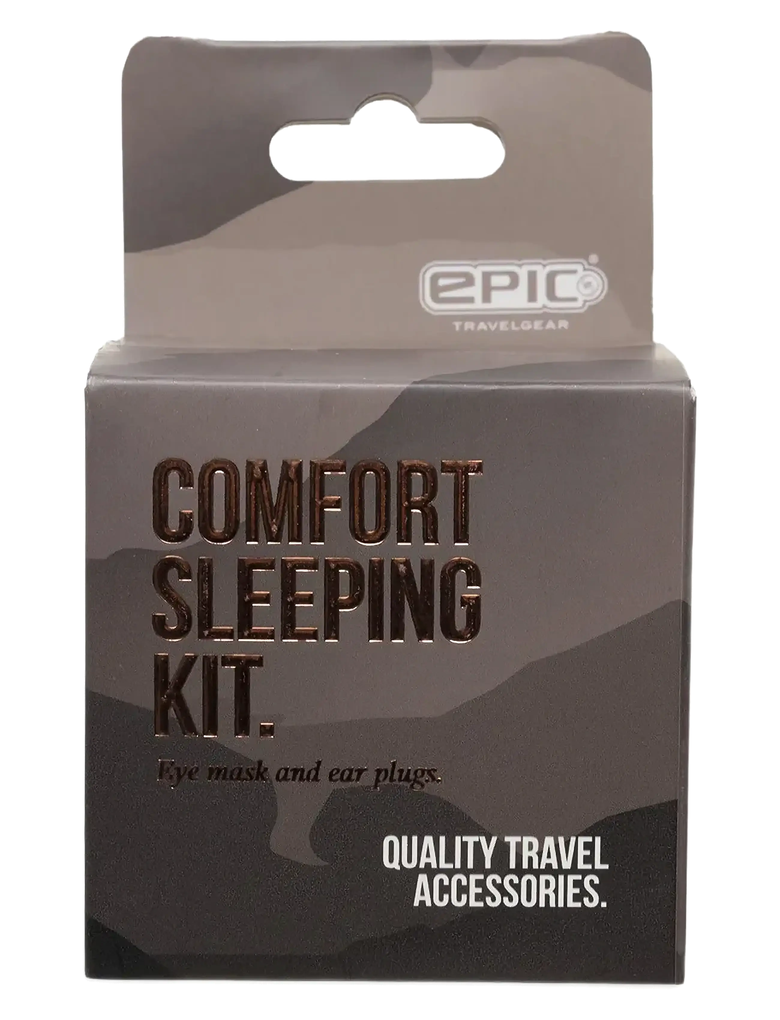 EPIC Travelgear - Supercomfort Sleeping Kit - sovemasker - black - 1