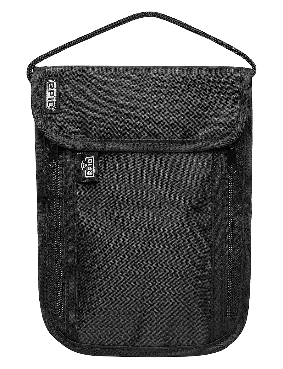 EPIC Travelgear - Ultra-Slim Neck Wallet - black - 0
