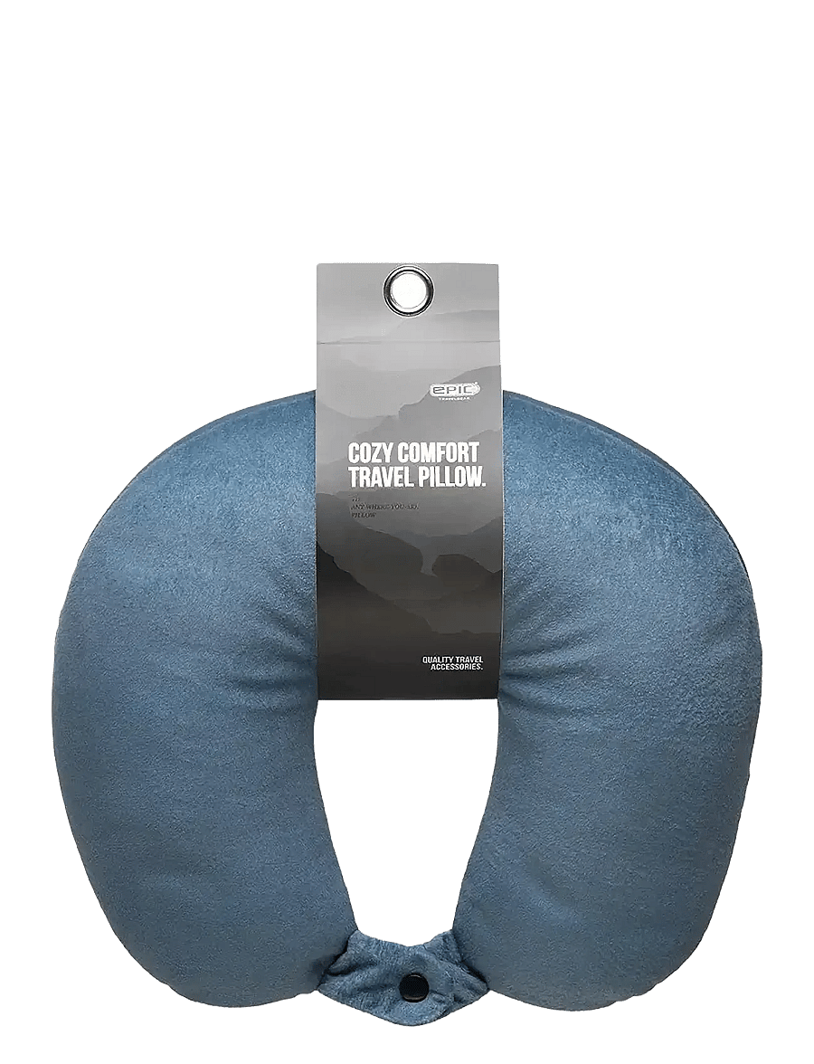 EPIC Travelgear - Cozy Comfort Travel Pillow SoftBLUE - softblue - 0