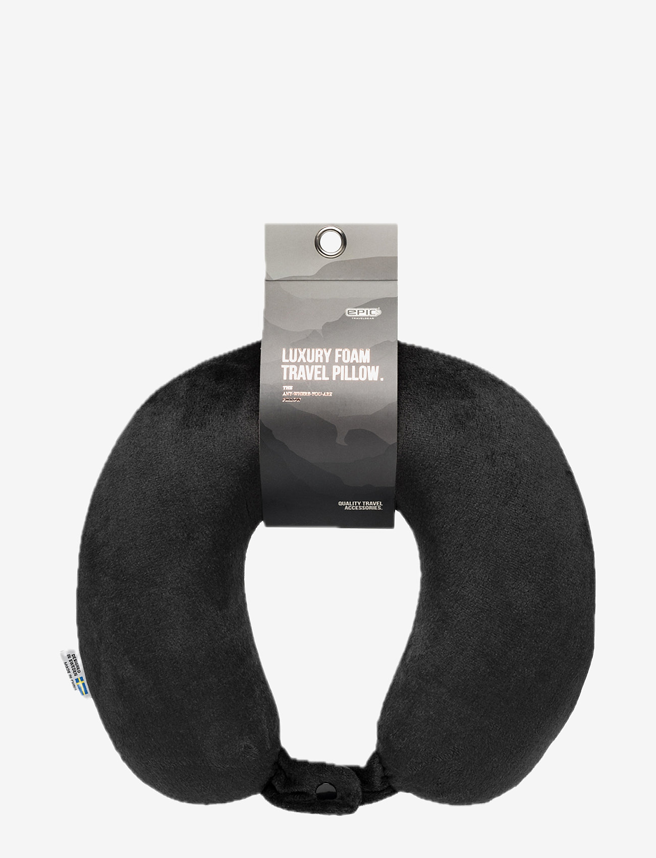 EPIC Travelgear - Luxury Foam Travel Pillow Black - reise-accessoires - black - 0