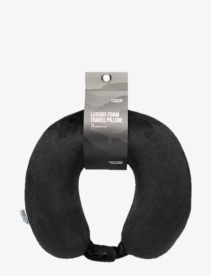 EPIC Travelgear - Luxury Foam Travel Pillow Black - reise-accessoires - black - 0