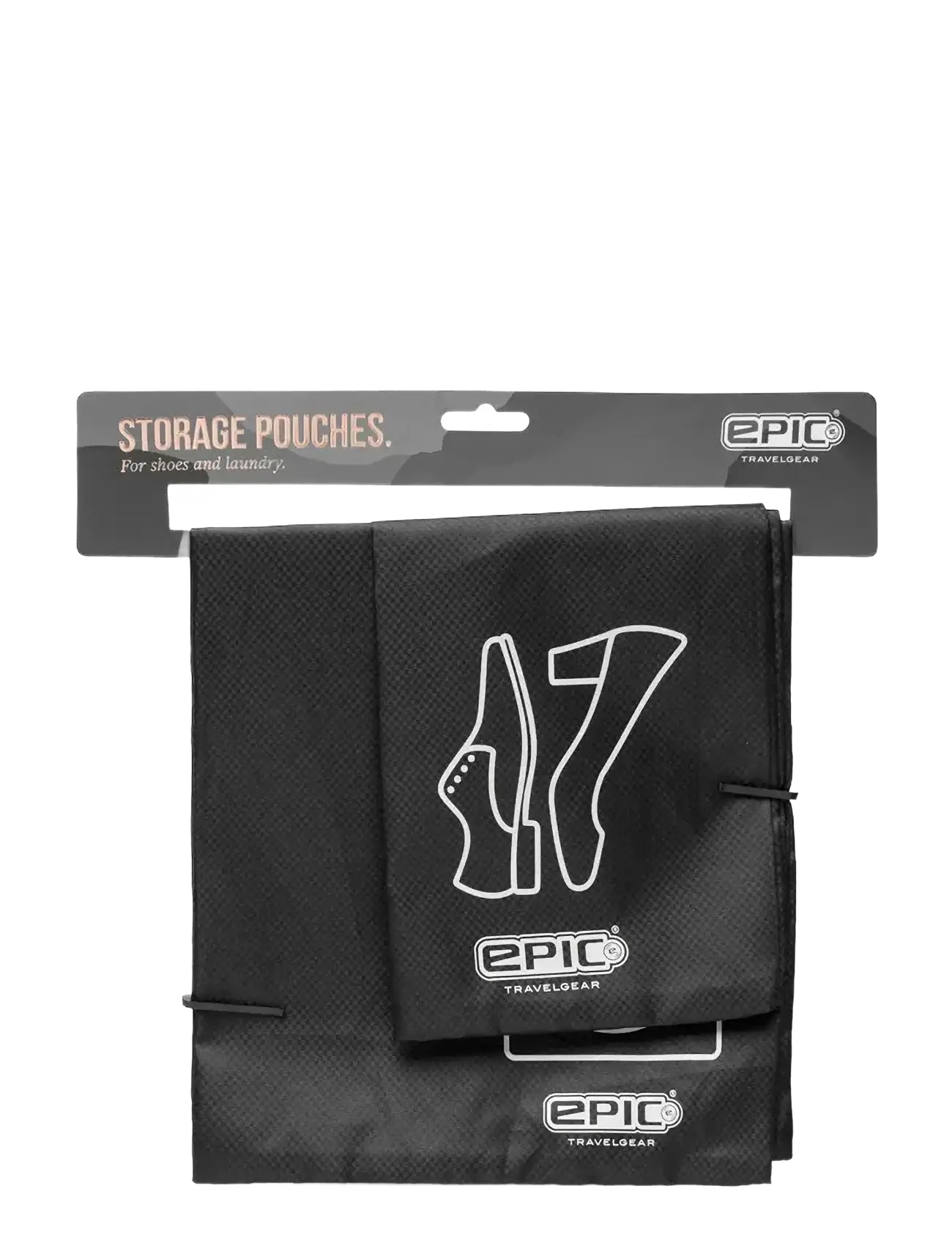 EPIC Travelgear Pouch, Laundry & Schuhe, One Size, Bags, Schwarz - Travel Accessories, Frauen