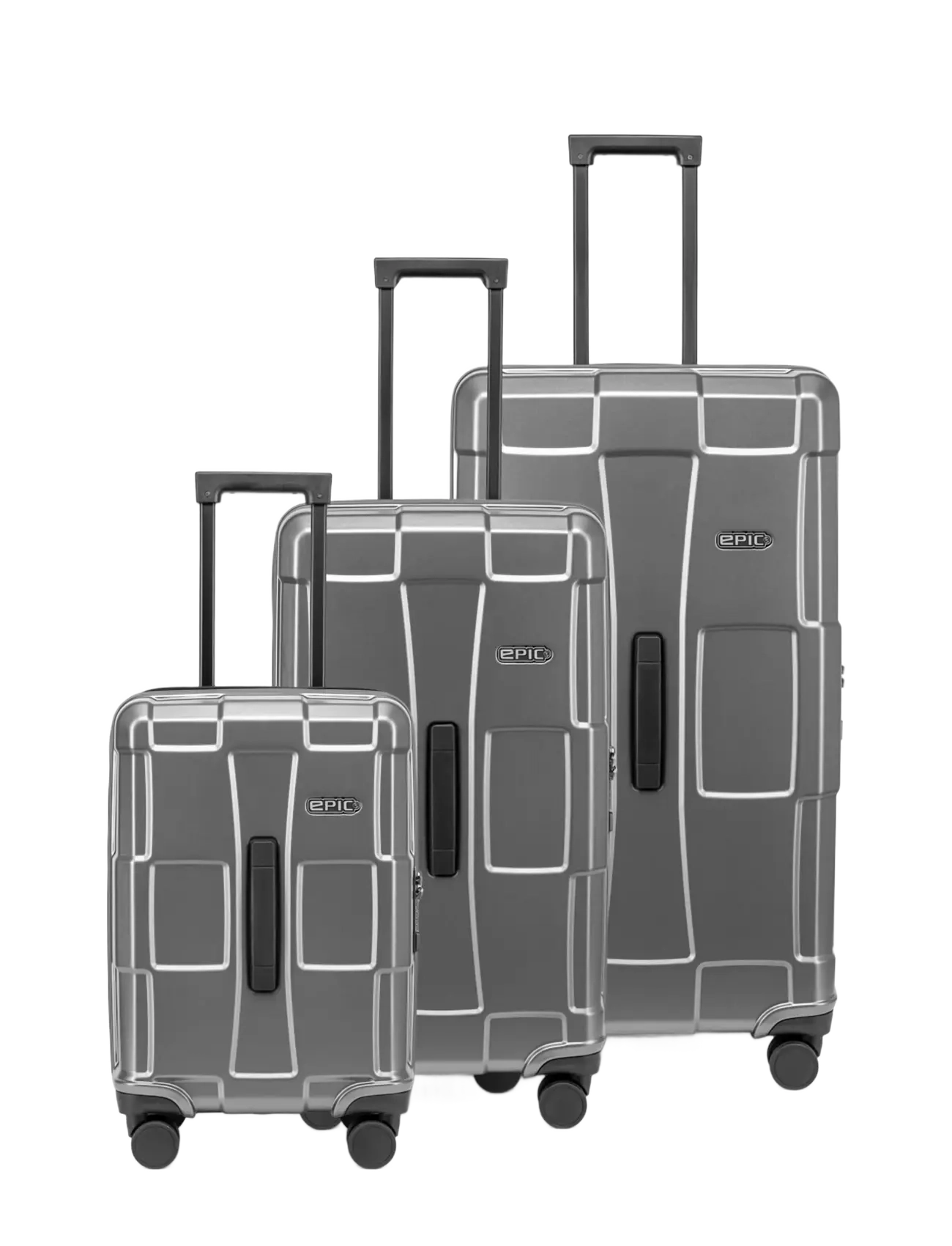 EPIC Travelgear - Crate Trunks - extra large suitcases - stealthgrey - 2