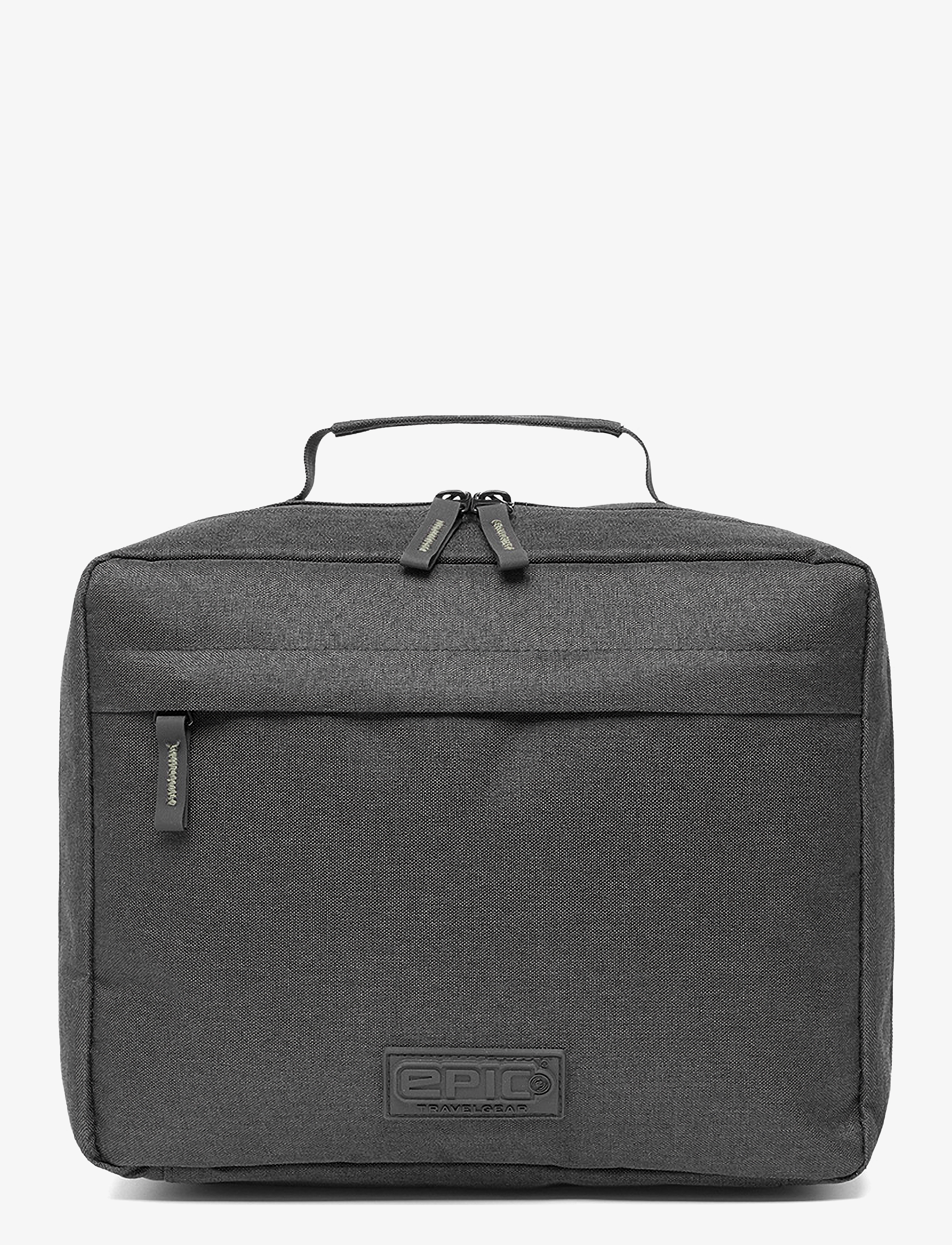 EPIC Travelgear Hanging Box Toilet Case Black, One Size, Grey, Tasker > Rejsetilbehør, Herre