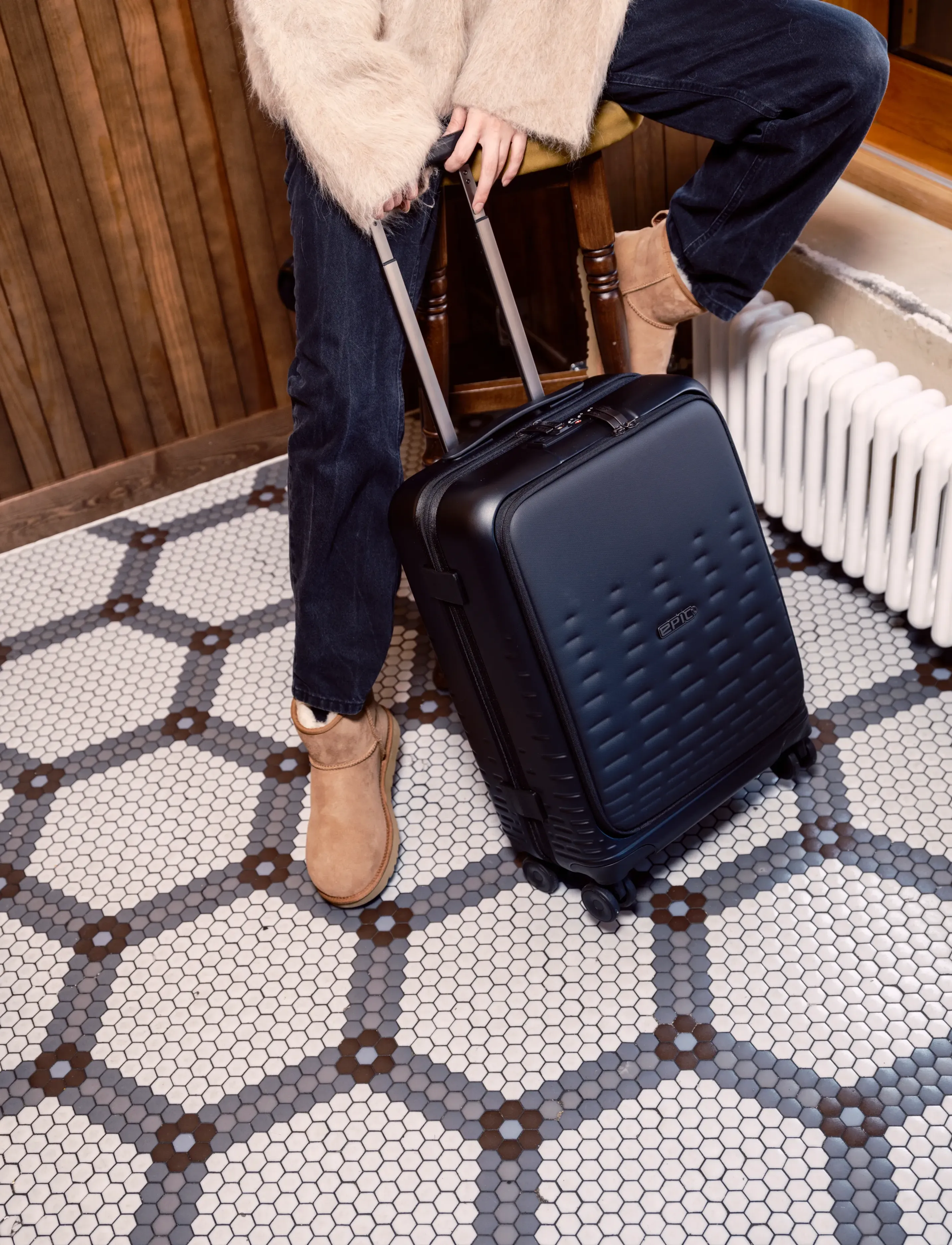EPIC Travelgear Spin, 55, Suitcases, Schwarz - Hardshell Frauen