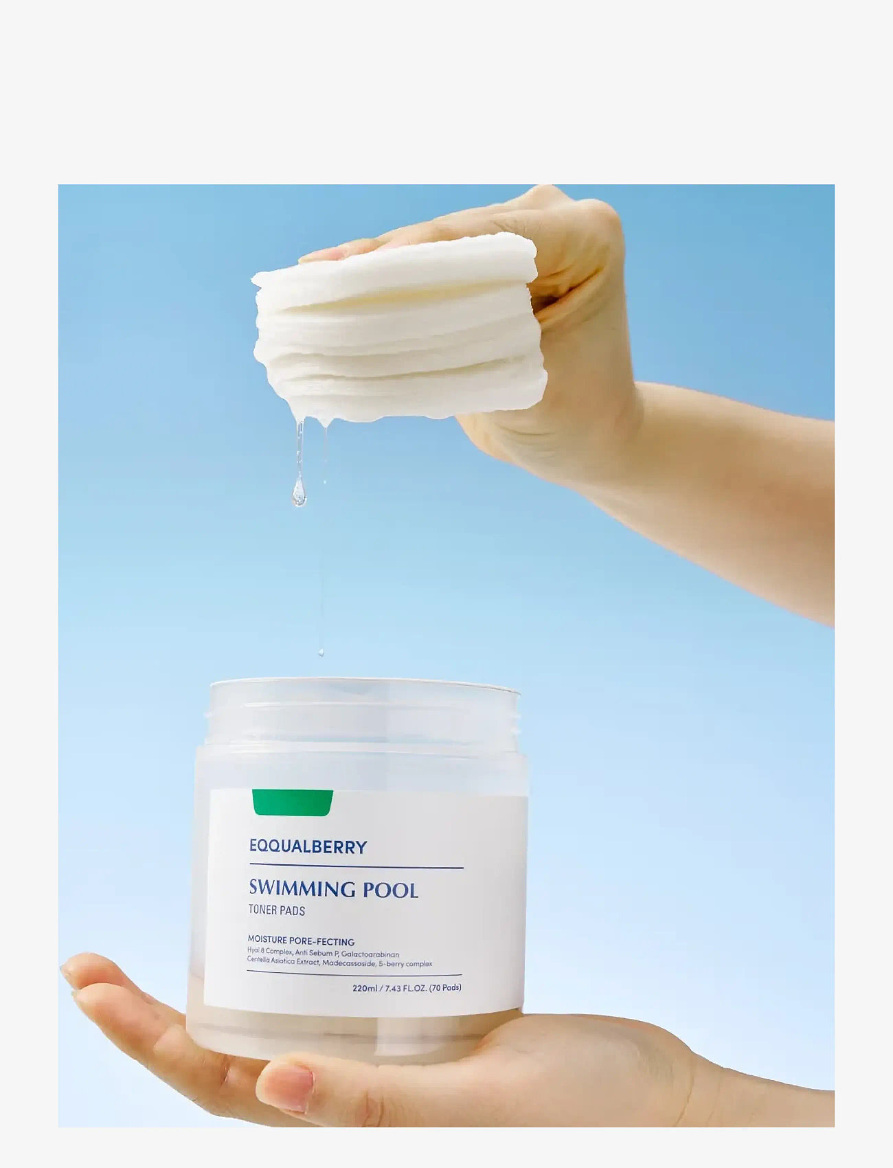Eqqualberry - Swimming Pool Toner Pads - skintonic & toner - clear - 1