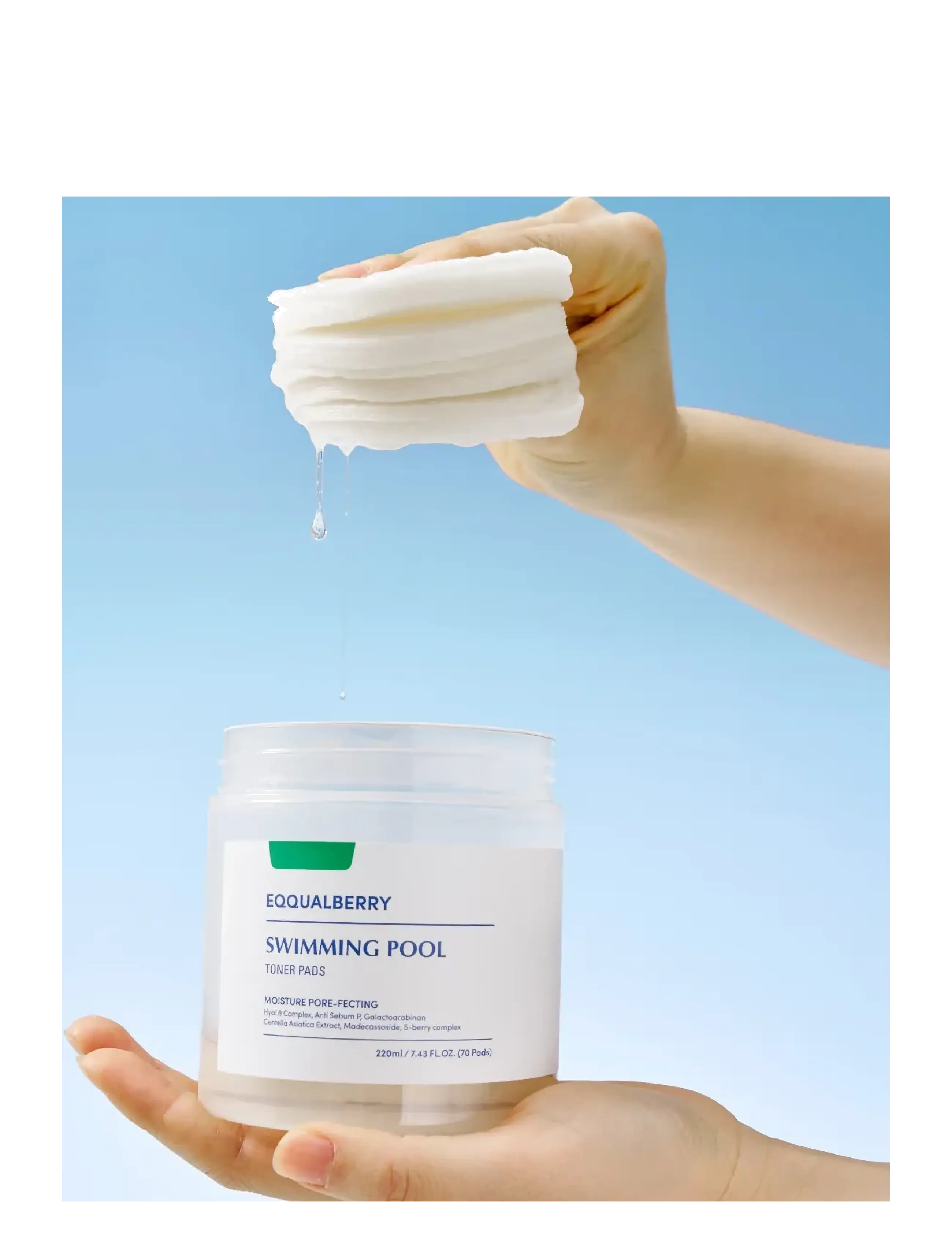 Eqqualberry - Swimming Pool Toner Pads - kasvovedet - clear - 1